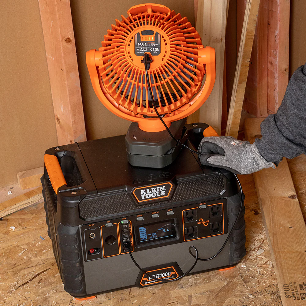 Klein PJSFM2 Rechargeable Clamping Fan - Image 9