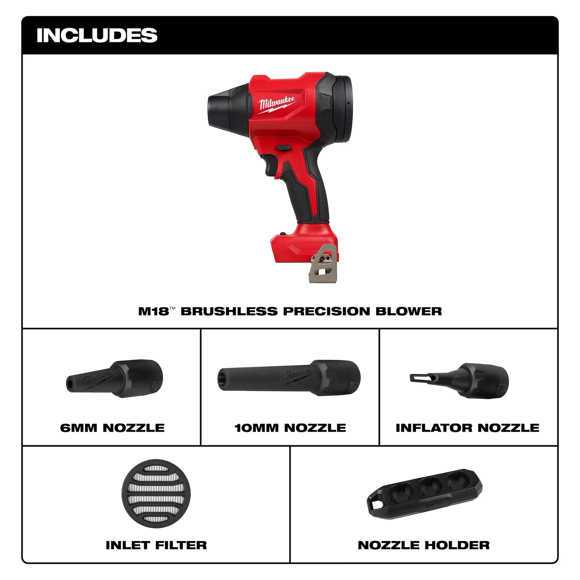 Milwaukee 0887-20 M18 Brushless Precision Blower (Tool Only) - Image 2