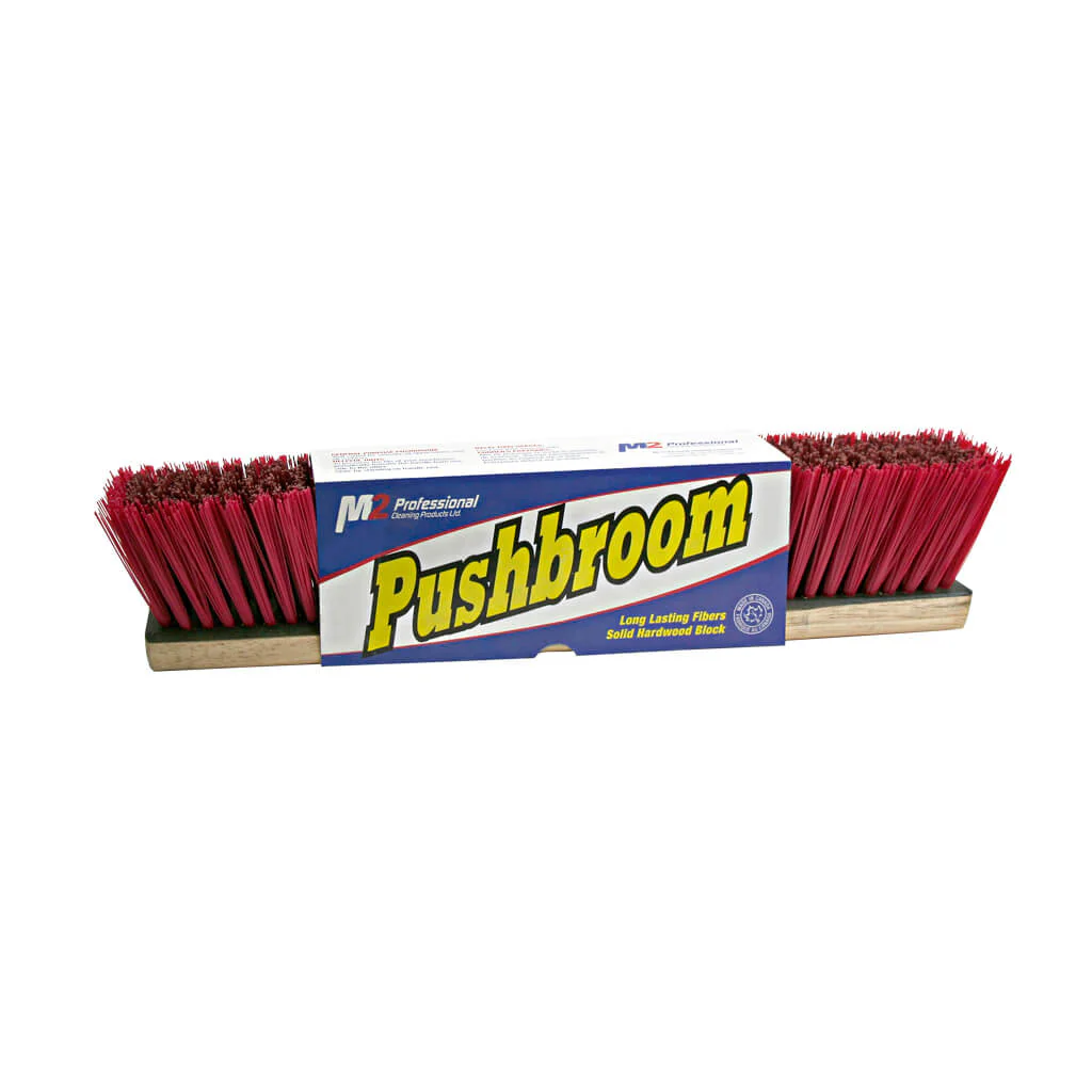 M2 PB-G18 18 in. Stiff Bristol Garage Concrete Floor Push Broom Head