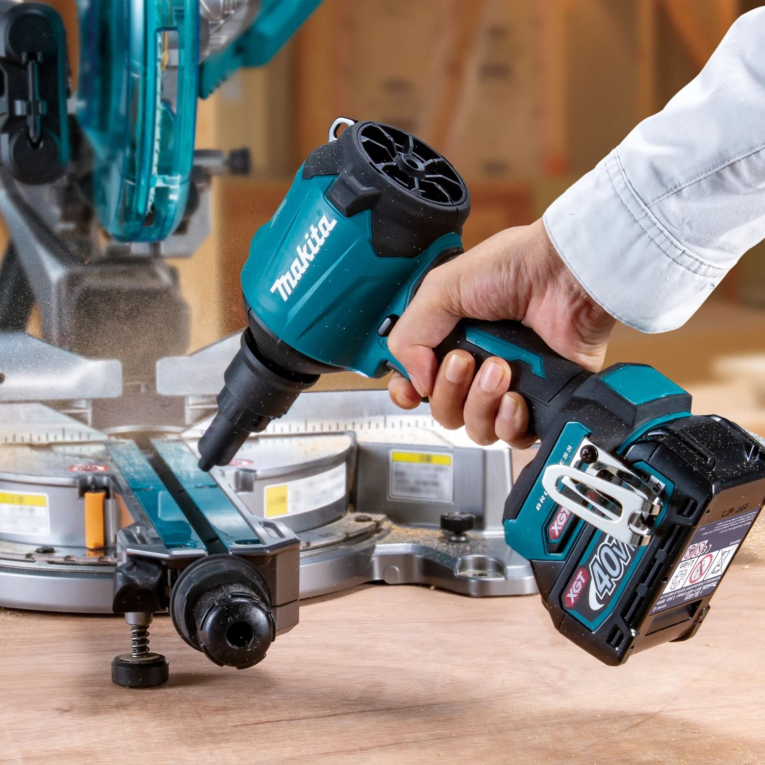 MAKITA
  AS001GZ 40V Max XGT Brushless 4-Speed Air Duster, Tool Only - Image 2