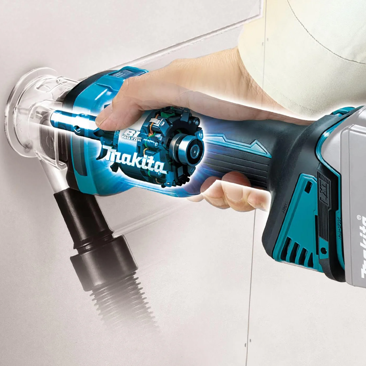Makita DCO181Z 18V LXT Lithium-Ion Brushless Drywall Cutout Tool (Tool Only) - Image 5