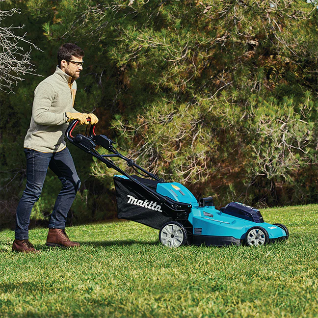 Makita DLM539CT4 36V(18Vx2) LXT 21 in. Self Propelled Lawn Mower Kit (5.0Ah x 4) - Image 3