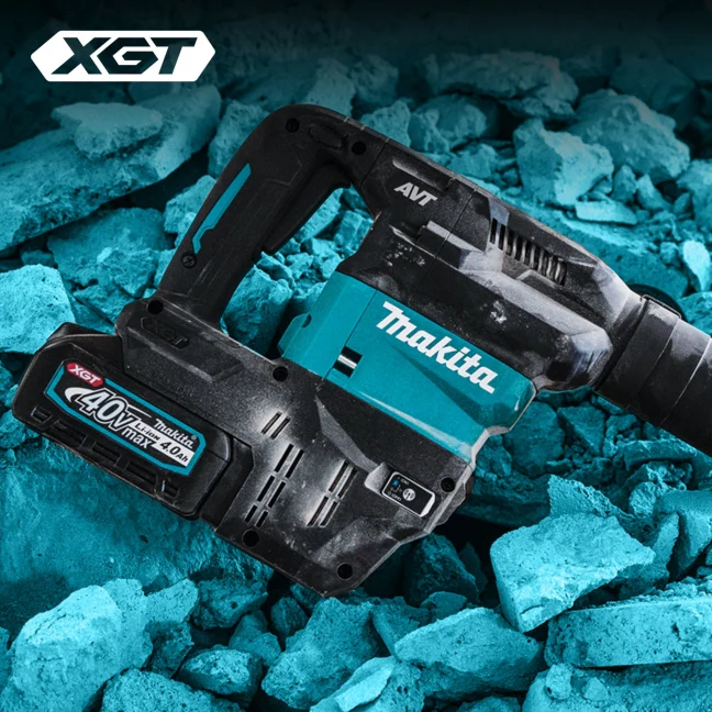 MAKITA HM001GZ 40V Max XGT BL 13
  lbs Demolition Hammer SDS-MAX w/AWS, Tool Only - Image 2