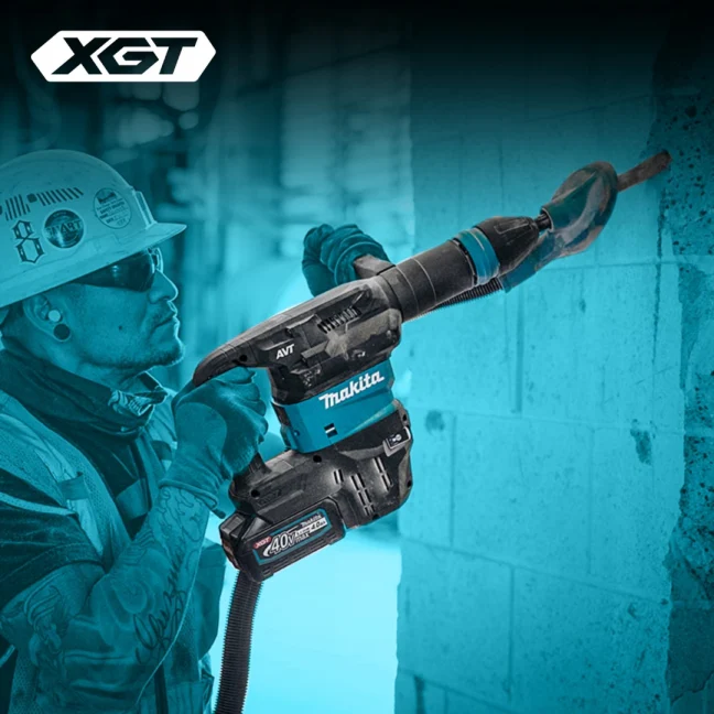 MAKITA HM001GZ 40V Max XGT BL 13
  lbs Demolition Hammer SDS-MAX w/AWS, Tool Only - Image 3