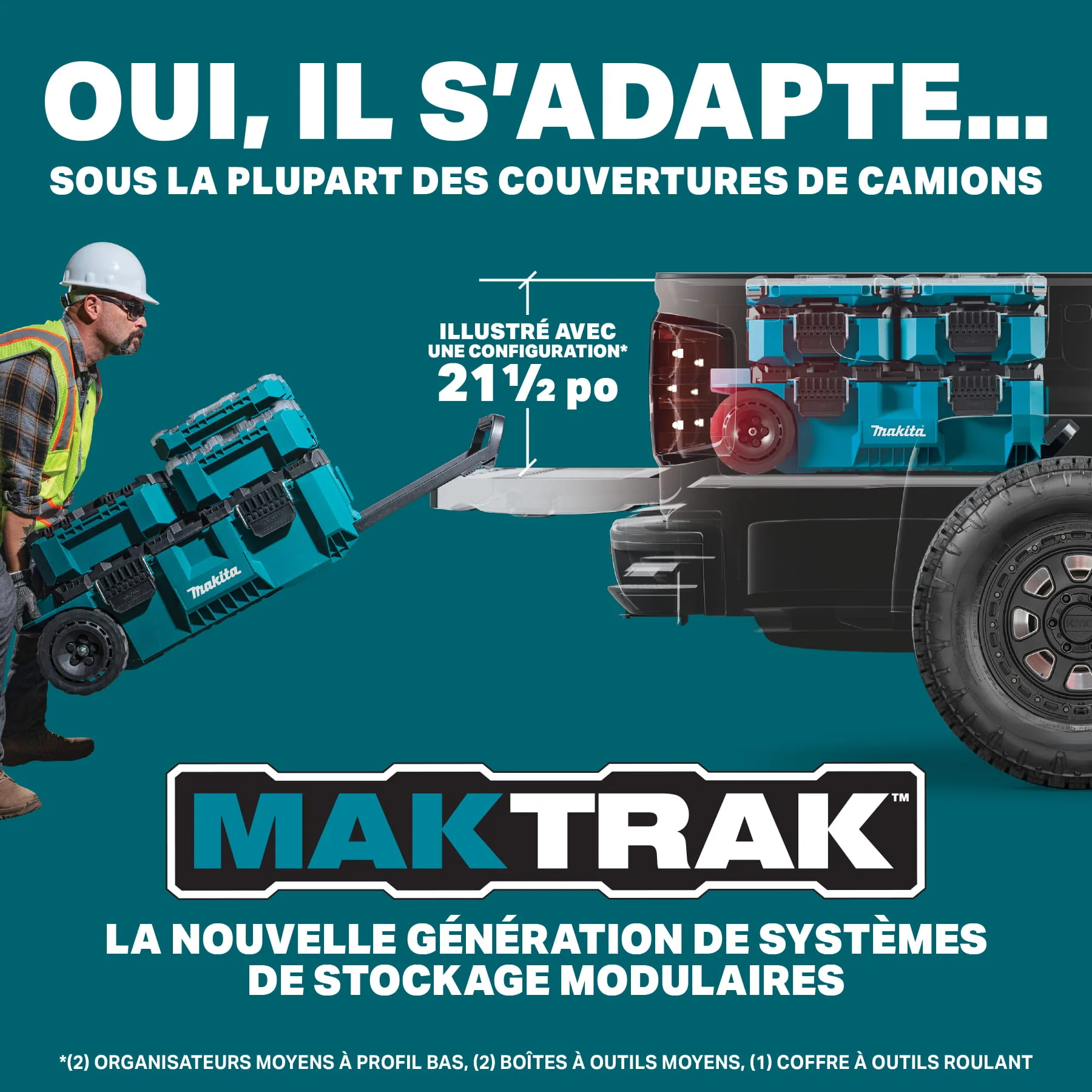 Makita Maktrak™ T-92003 Large Storage Tray (For T-90009/T90015) - Image 13