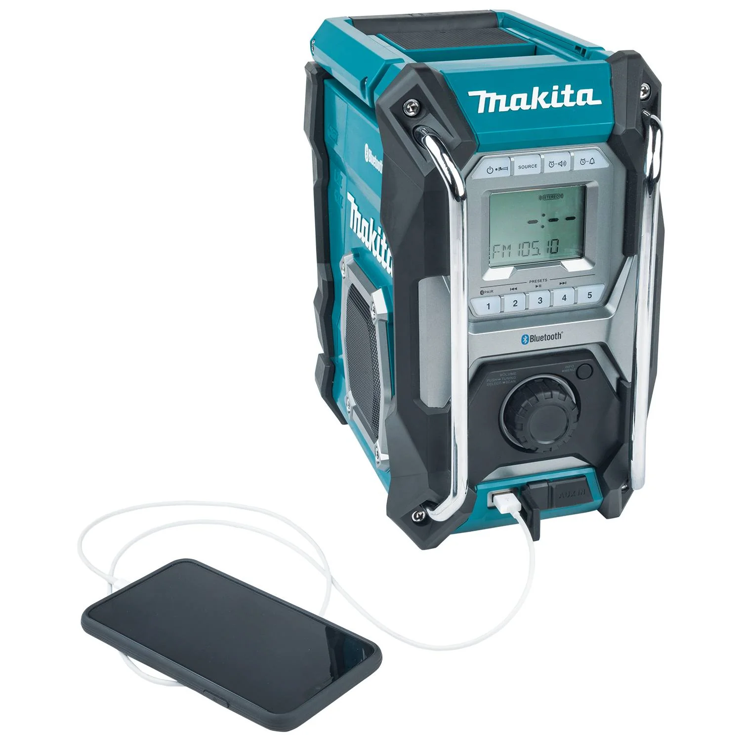 MAKITA MR002G 12/18/40V Jobsite
Radio w/Bluetooth & USB, Tool Only - Image 8