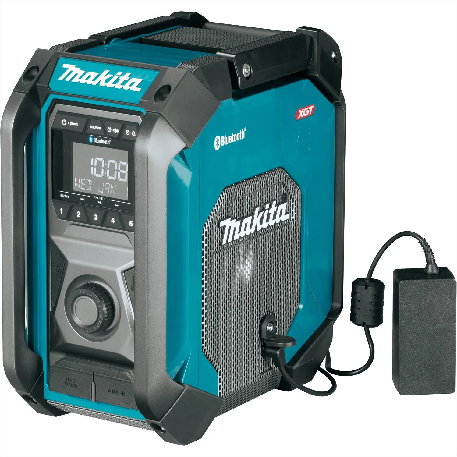 MAKITA MR006G 12/18/40V Jobsite
Radio w/Bluetooth & USB, Tool Only - Image 6