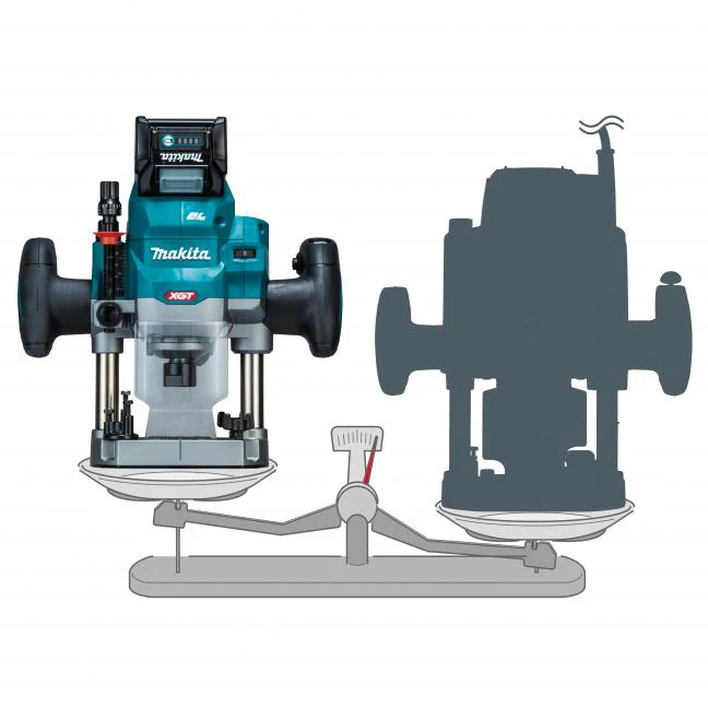 MAKITA RP001GZ01 40V Max XGT BL
1/2 in. Plunge Router w/AWS, Tool Only - Image 18