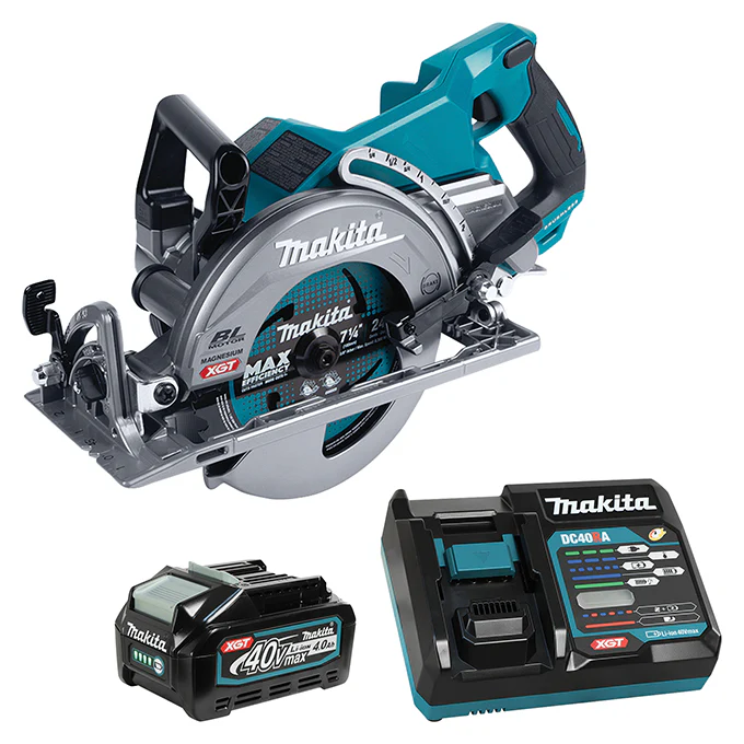 Makita RS001GM101 40V Max XGT
  Brushless 7-1/4 in. Circular Saw Kit (1 x 4.0 Ah) - Image 2