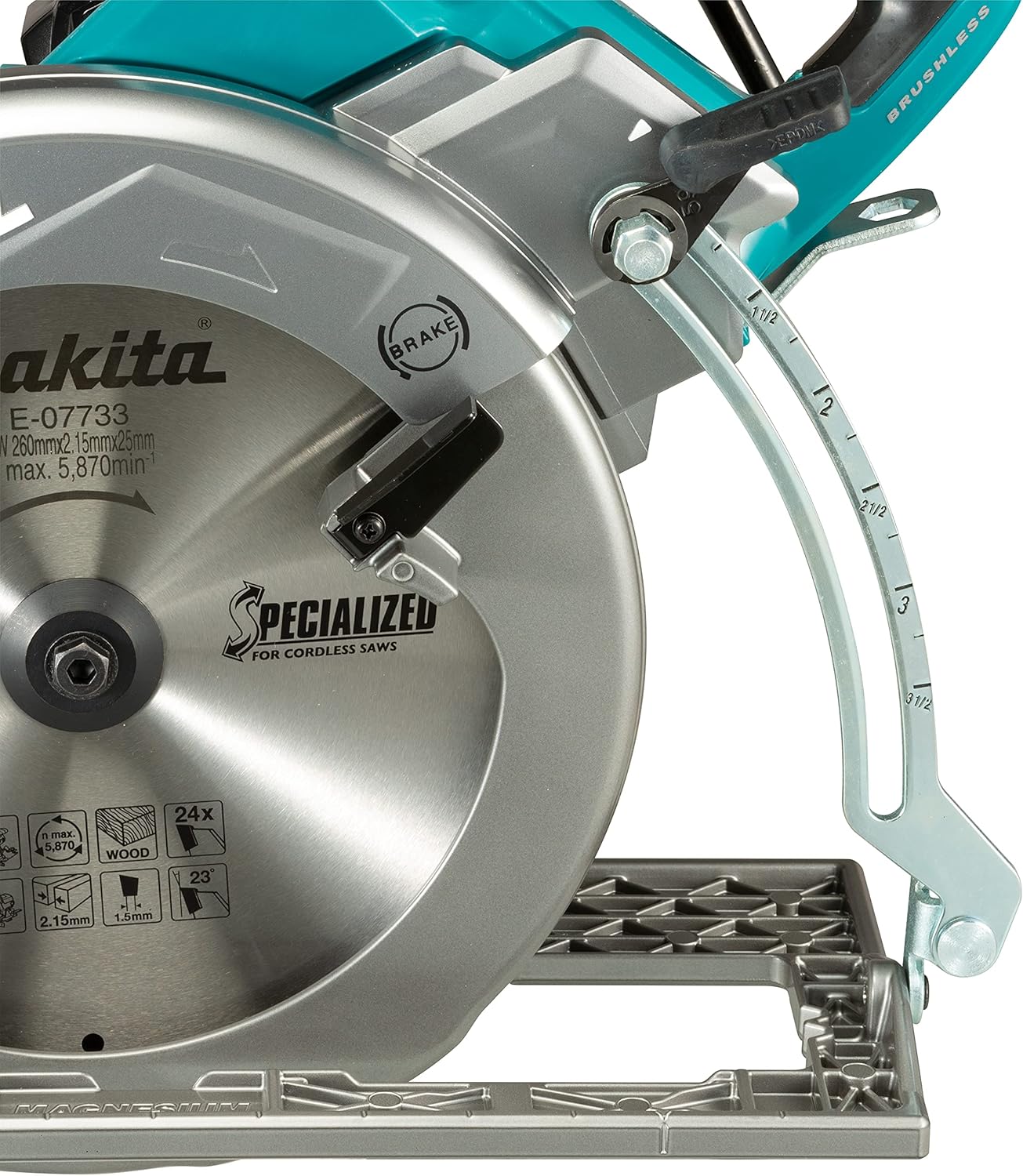 Makita RS002GZ 40V Max XGT
Brushless 10-1/4 in. Circular Saw with AWS (Tool Only) - Image 5