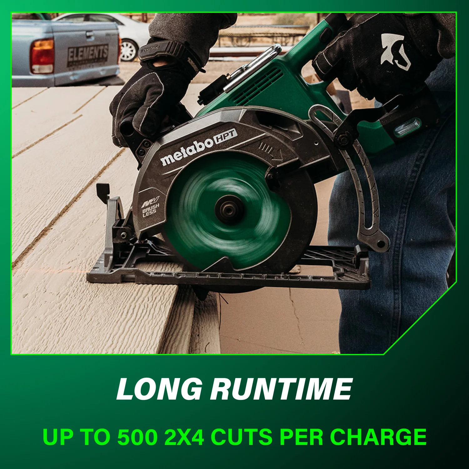 Metabo HPT C3607DWAQ4M 36V MV Rear Handle Circular Saw 7-1/4 in.  (Tool Only) - Image 10