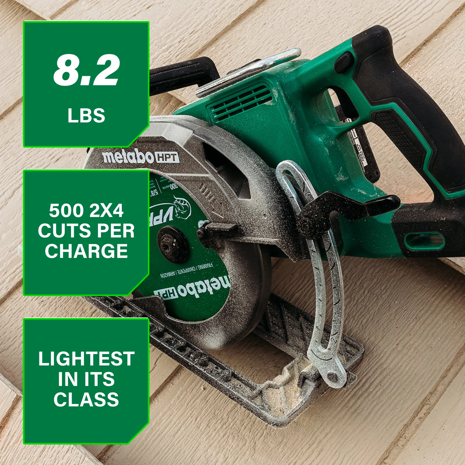 Metabo HPT C3607DWAQ4M 36V MV Rear Handle Circular Saw 7-1/4 in.  (Tool Only) - Image 2