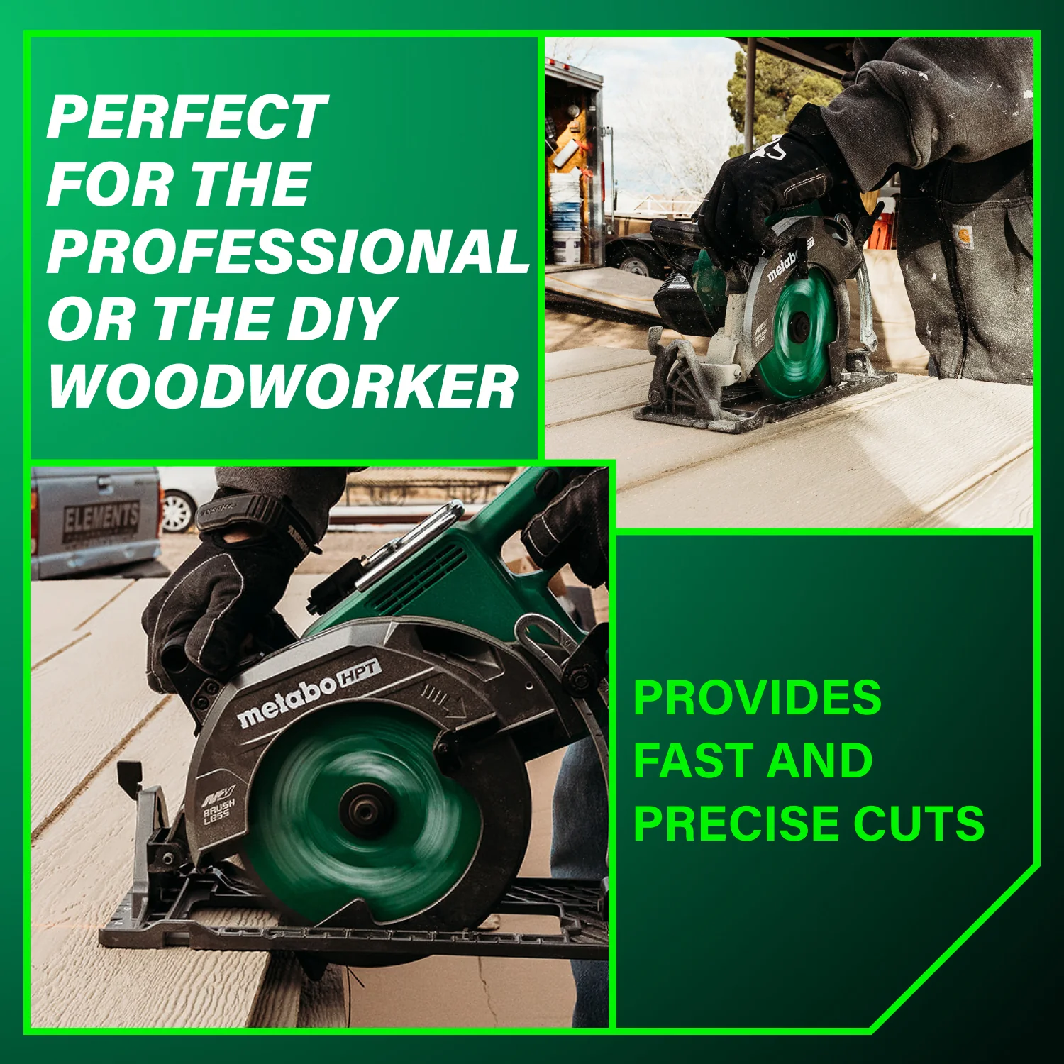 Metabo HPT C3607DWAQ4M 36V MV Rear Handle Circular Saw 7-1/4 in.  (Tool Only) - Image 3