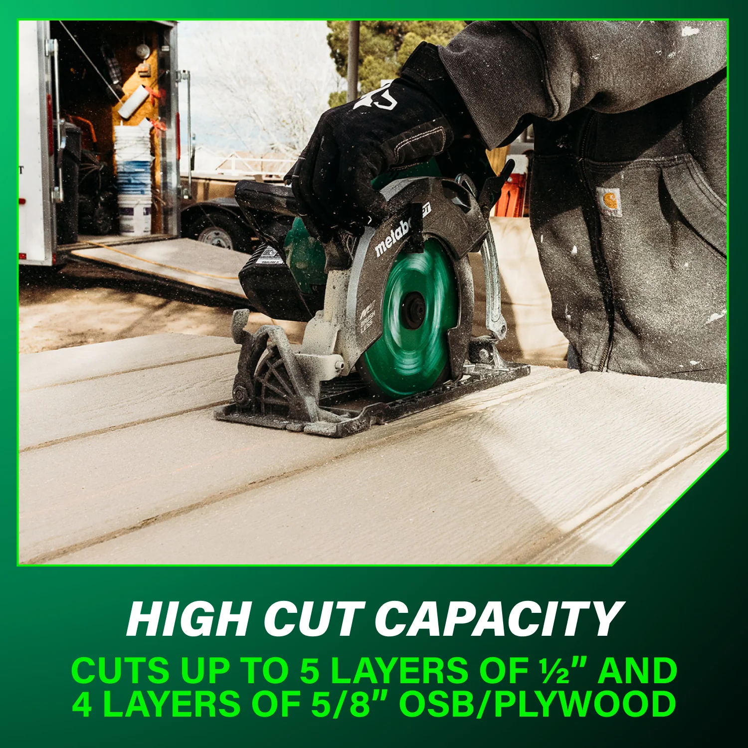 Metabo HPT C3607DWAQ4M 36V MV Rear Handle Circular Saw 7-1/4 in.  (Tool Only) - Image 7
