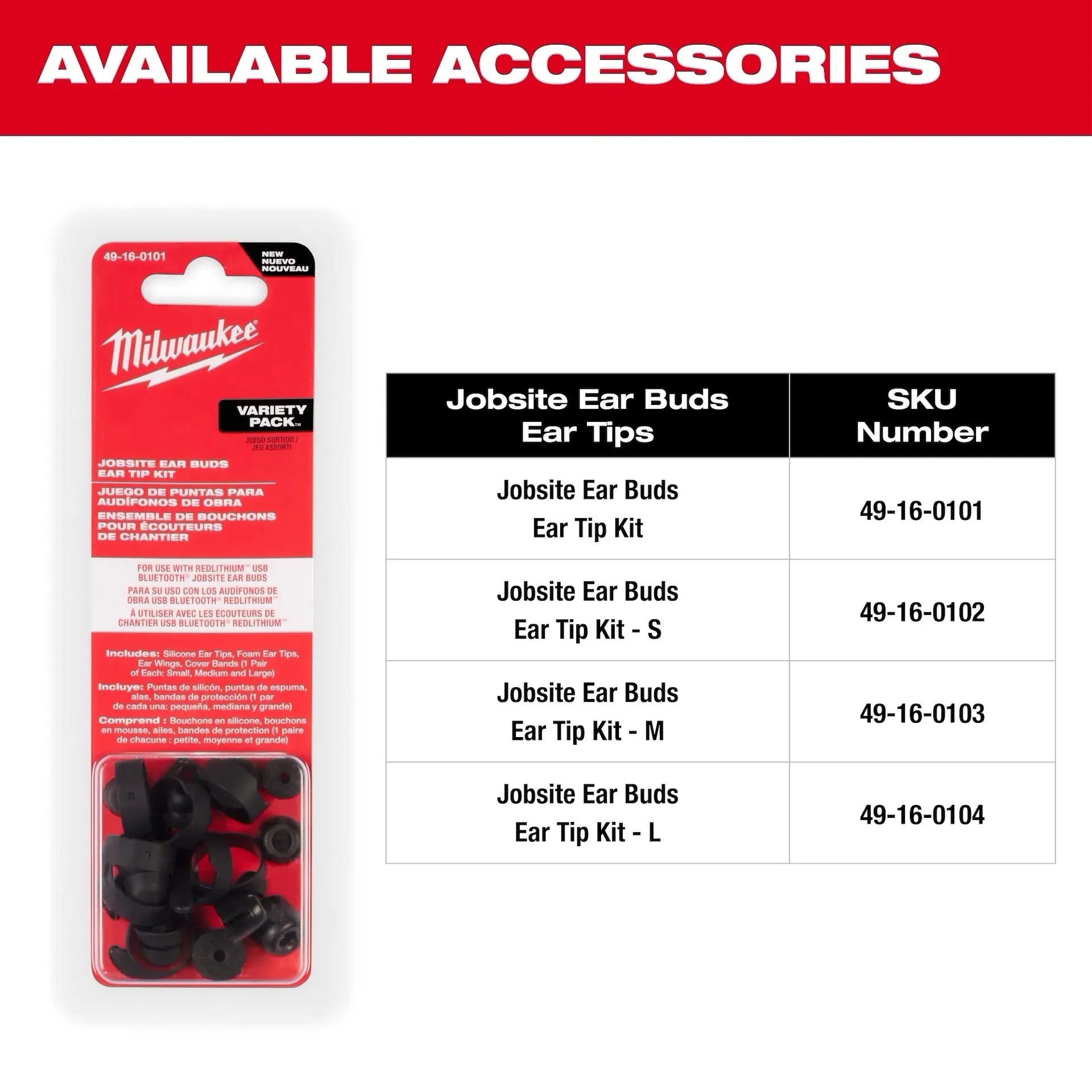 Milwaukee 2191-21 REDLITHIUM USB Bluetooth Jobsite Ear Buds - Image 10