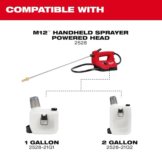 MILWAUKEE 2528-21G2 Two Gallon Handheld Sprayer Kit - Image 5