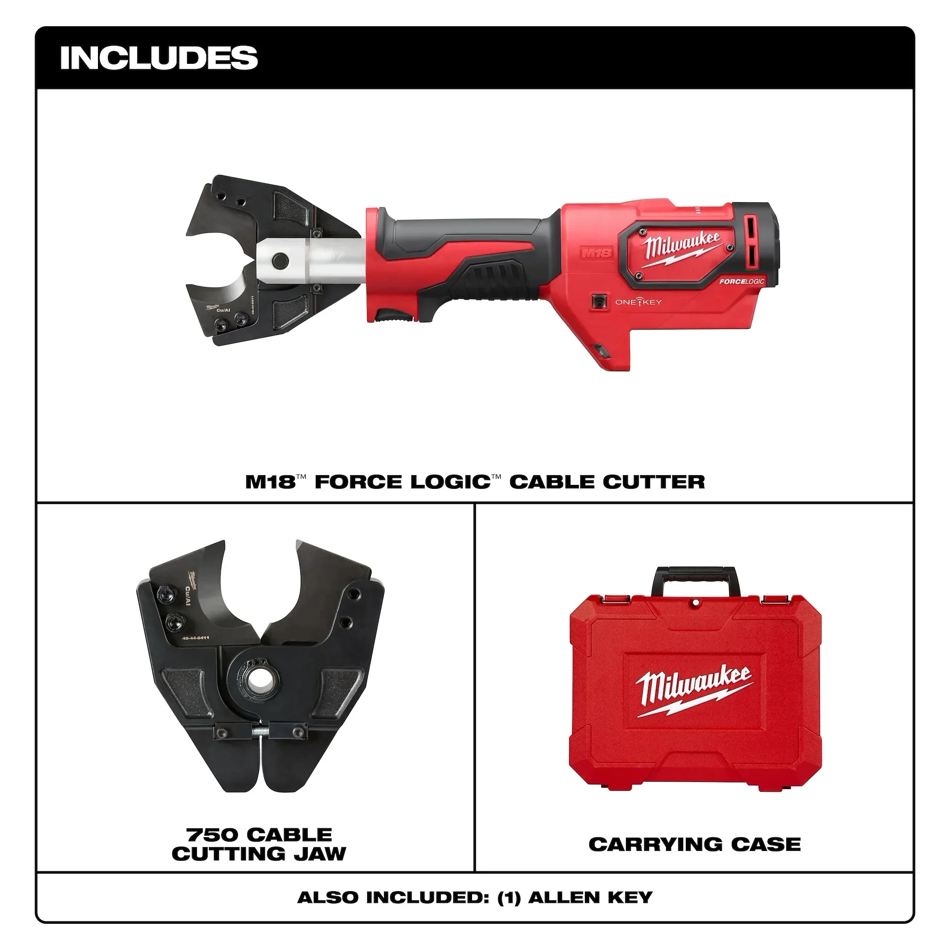 Milwaukee 2672-20 M18™ Cable Cutter with 750 MCM Cu Jaws - Image 3