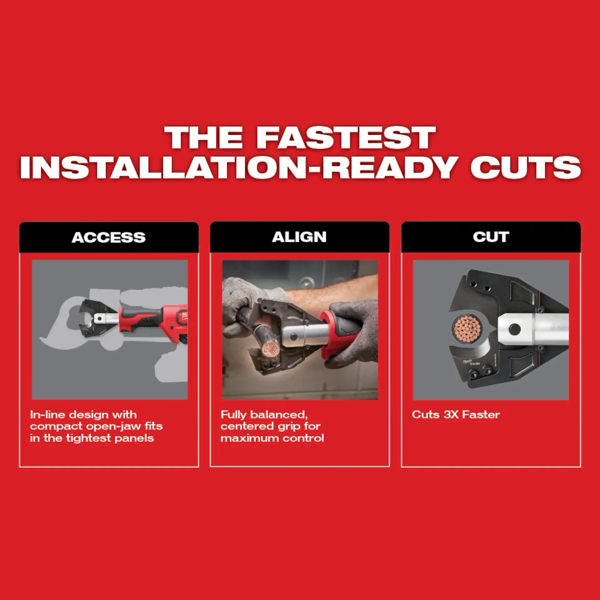 Milwaukee 2672-20 M18™ Cable Cutter with 750 MCM Cu Jaws - Image 5