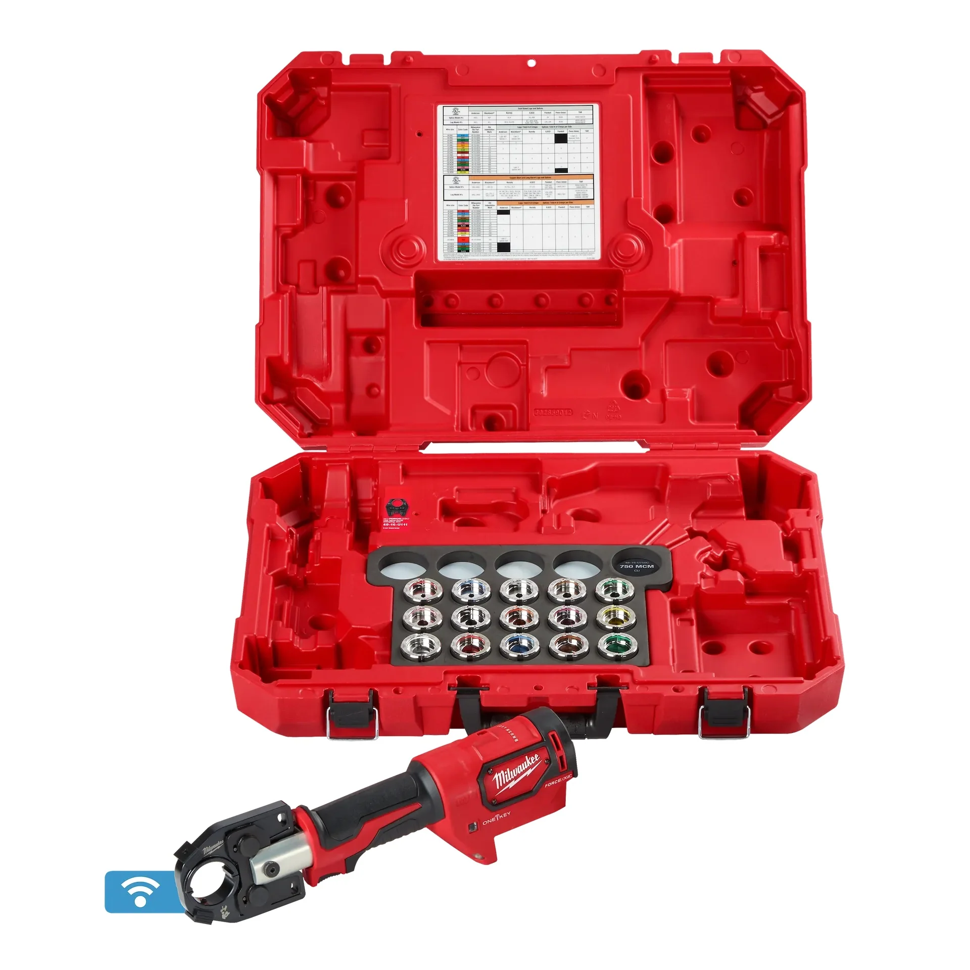Milwaukee 2679-600CU M18™ 600 MCM Crimper w/#8-600 Cu Dies