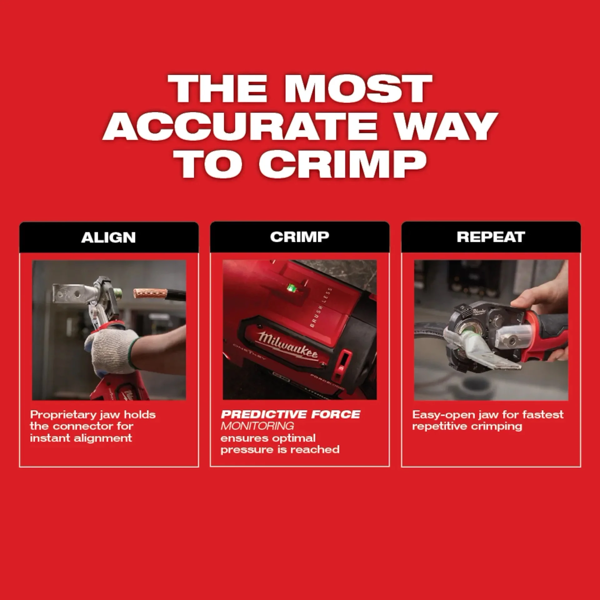 Milwaukee 2679-600CU M18™ 600 MCM Crimper w/#8-600 Cu Dies - Image 4