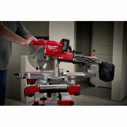 Milwaukee 2734-20 10 in 4000 rpm M18 FUEL™ Dual Bevel Sliding Compound Cordless Miter Saw (Tool Only) - Image 6