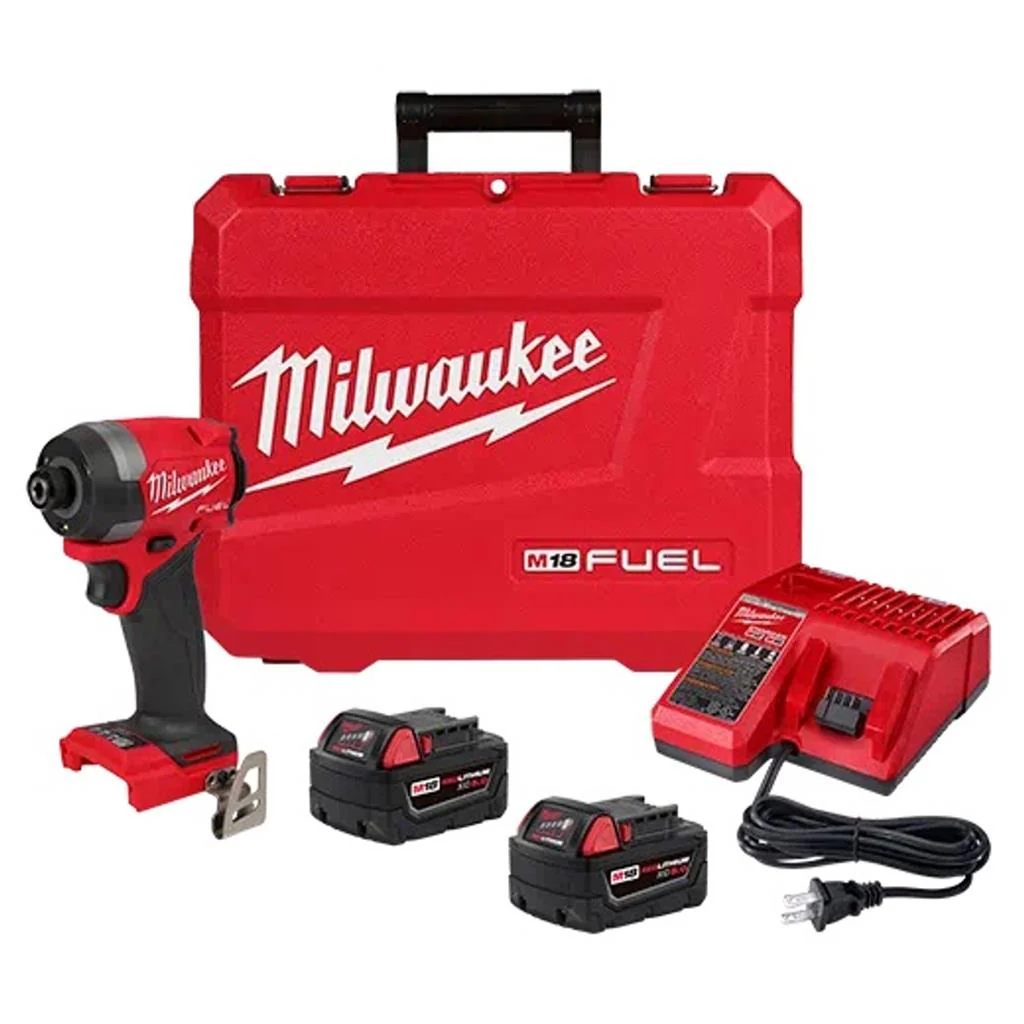 MILWAUKEE 2953-22 M18 FUEL Hex Impact Driver Kit 1/4 Inches