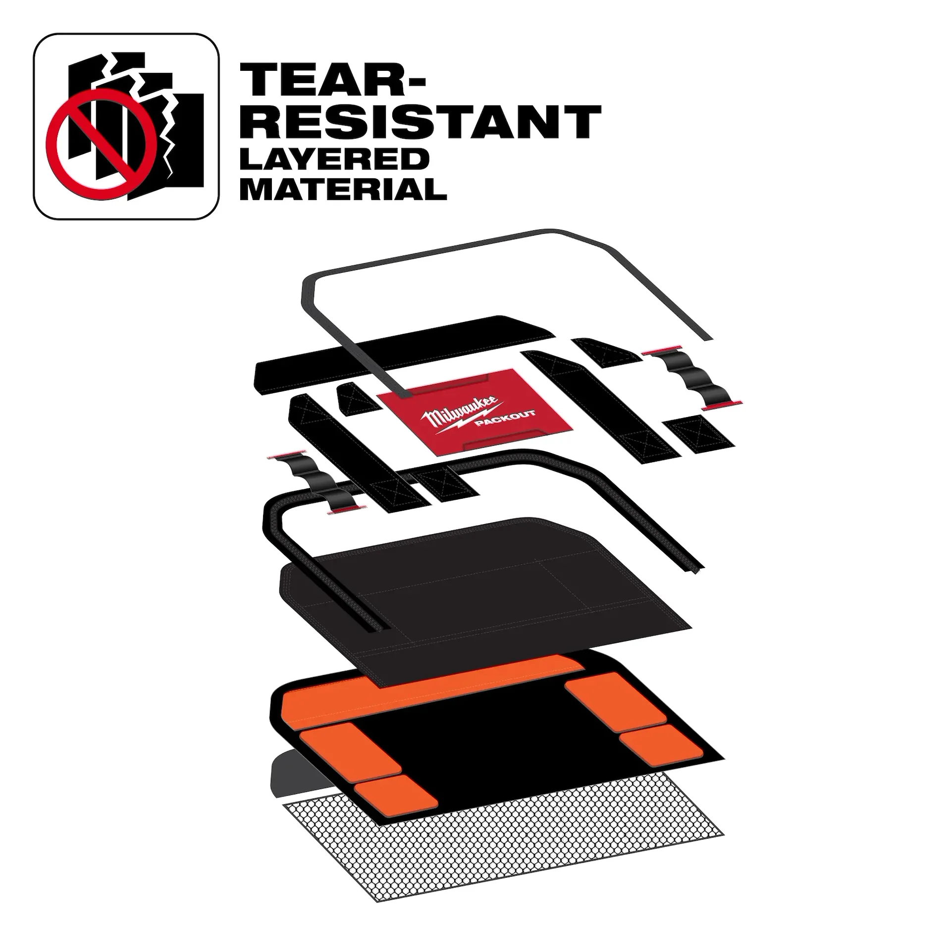 Milwaukee 48-22-8311 PACKOUT™ 9.75 in 15 in 19 in Structured Tote - Image 6