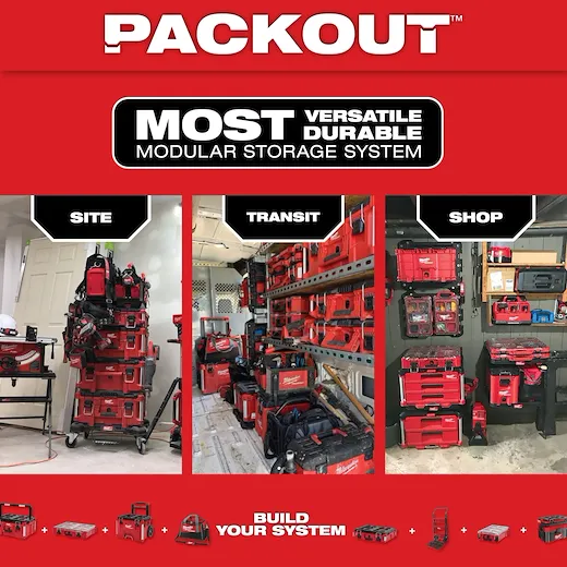 Milwaukee 48-22-8316 PACKOUT™ 18 in Length x 10 in Width x 19.75 in Height Soft Sided Tool Bag - Image 7