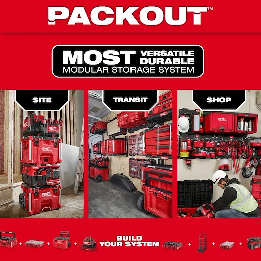 Milwaukee 48-22-8382B PACKOUT™ 18 oz 18/8 Stainless Steel Black Insulated Bottle with Chug Lid - Image 6