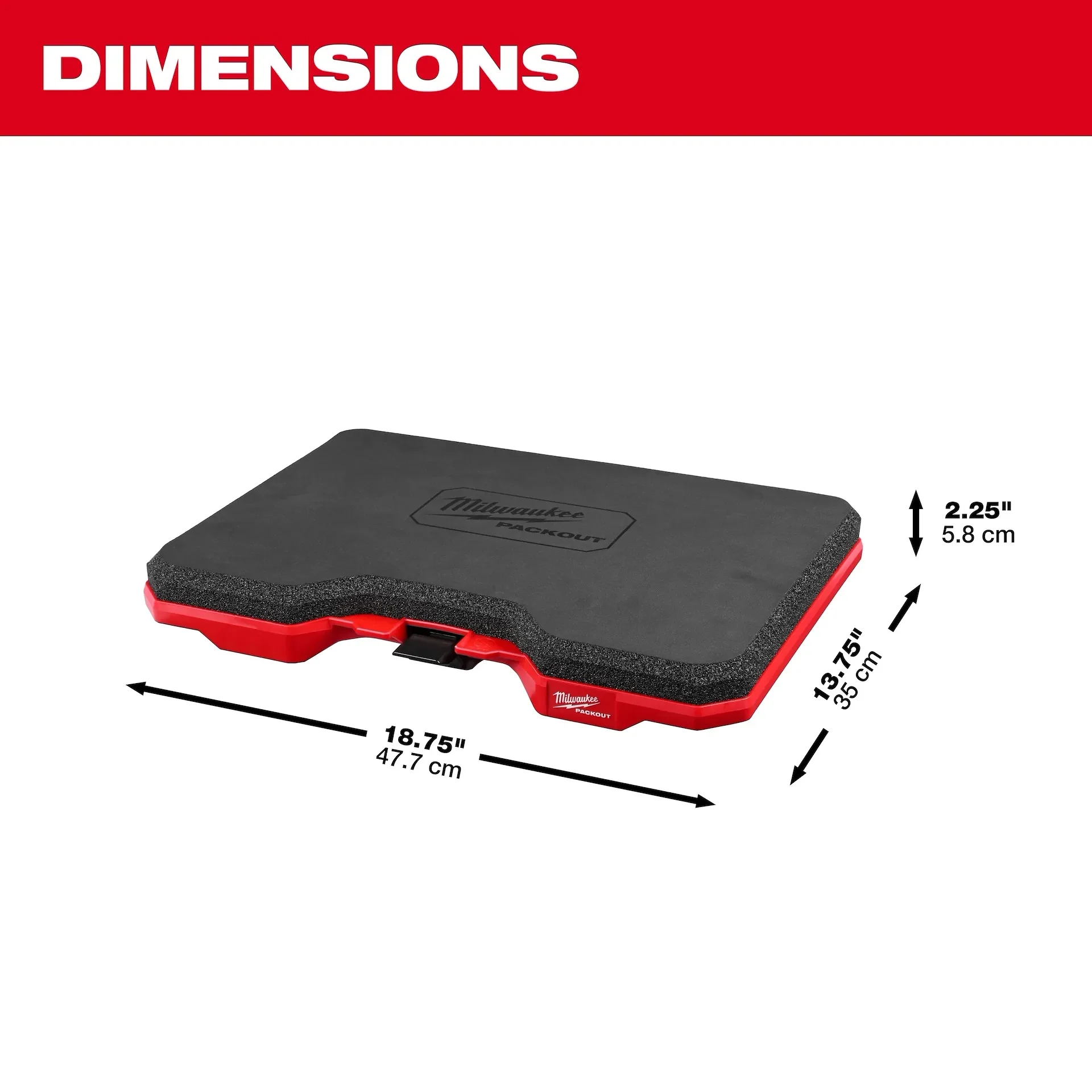 Milwaukee 48-73-6110 Packout Kneeling Pad - Image 3