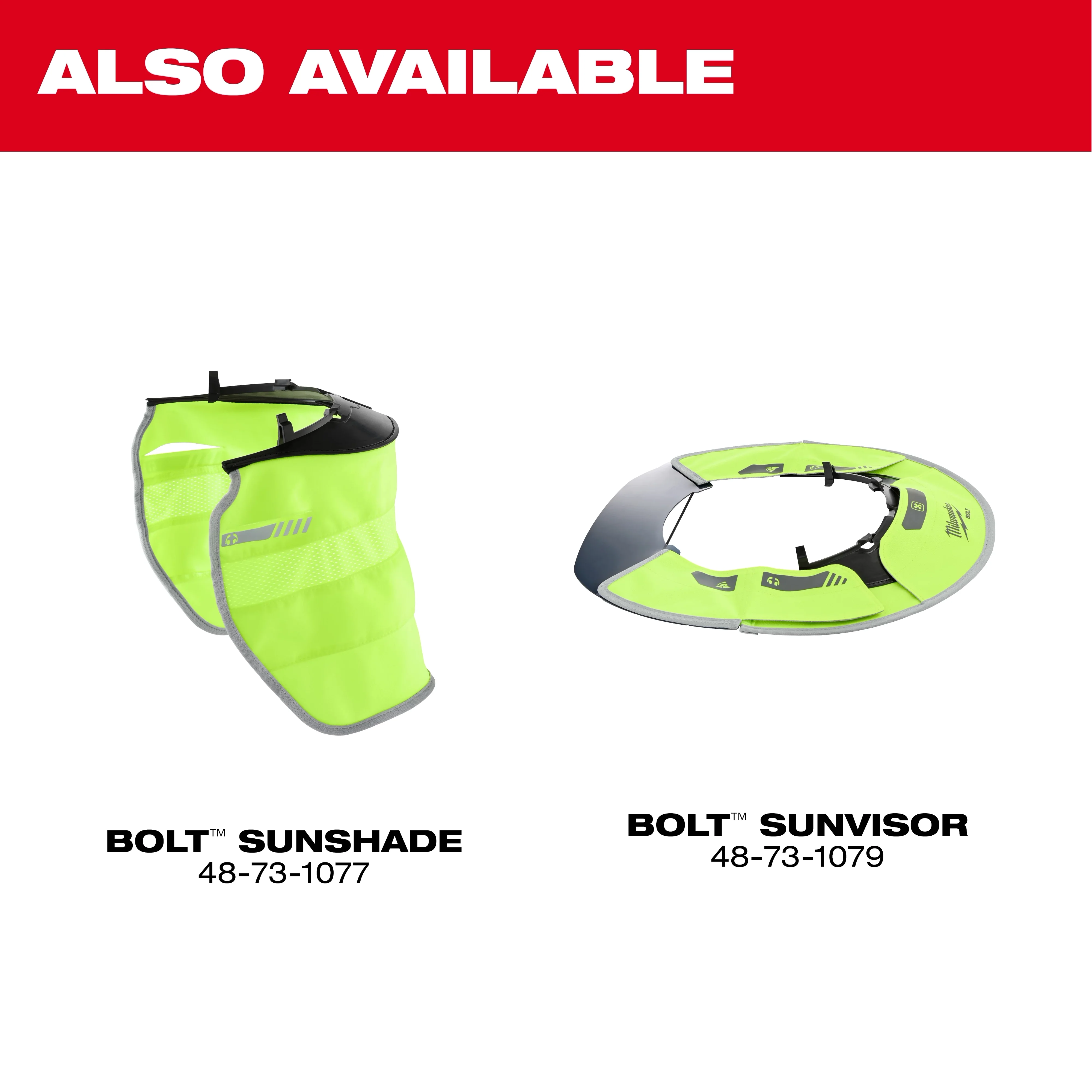 Milwaukee Bolt 48-73-1078 Sun Visor With Sunshade - Image 6