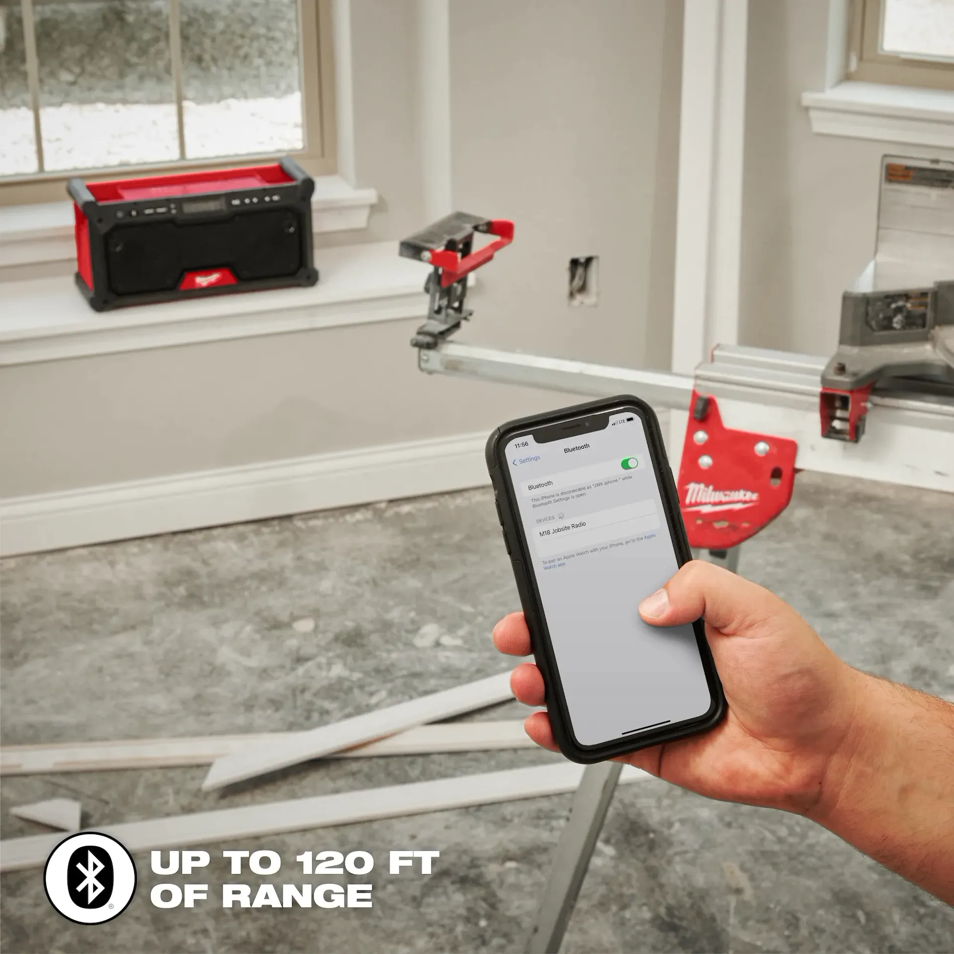 Milwaukee M18 18-Volt Lithium-Ion Cordless Jobsite Radio - Image 8