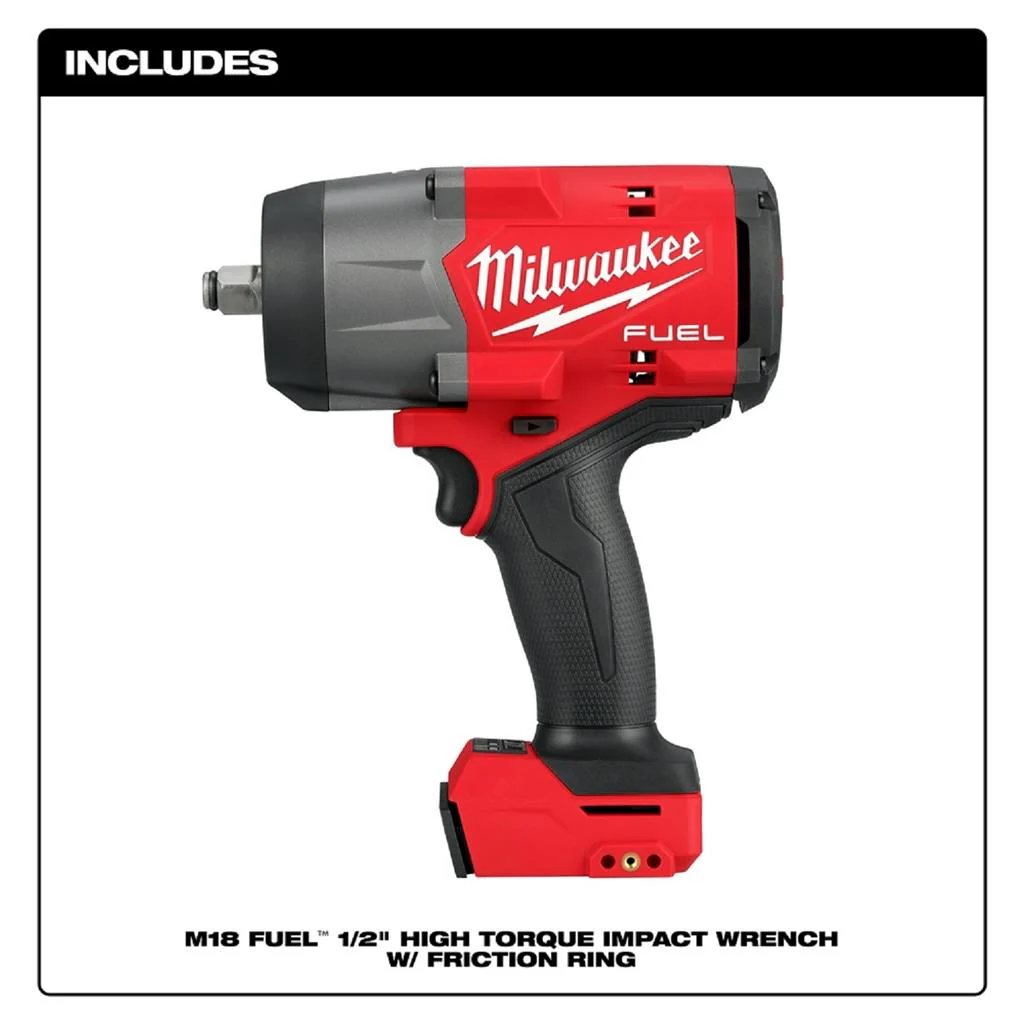 MILWAUKEE M18 FUEL™ 1/2 Inches High Torque Impact Wrench w/ Friction Ring - Image 3
