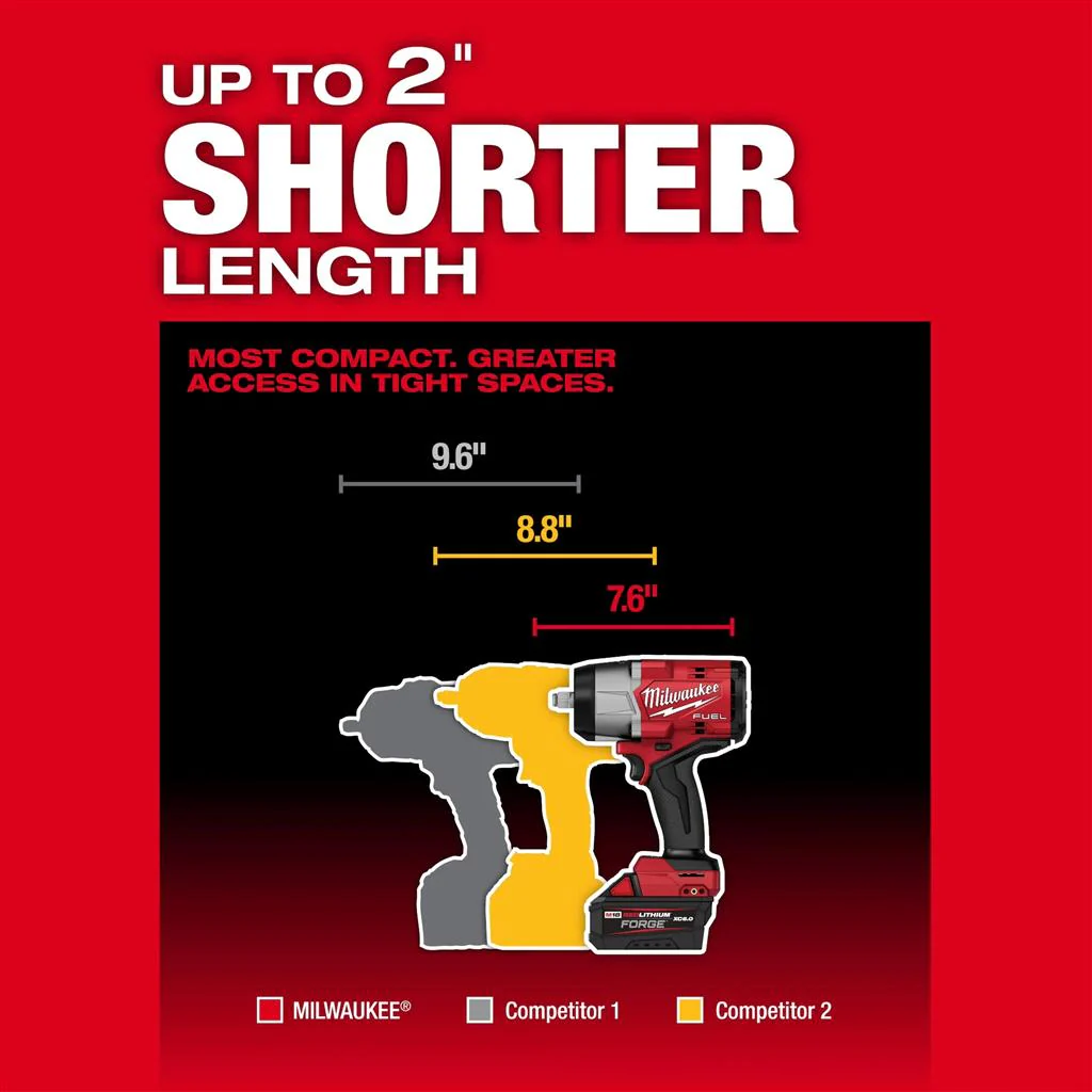 MILWAUKEE M18 FUEL™ 1/2 Inches High Torque Impact Wrench w/ Friction Ring - Image 5