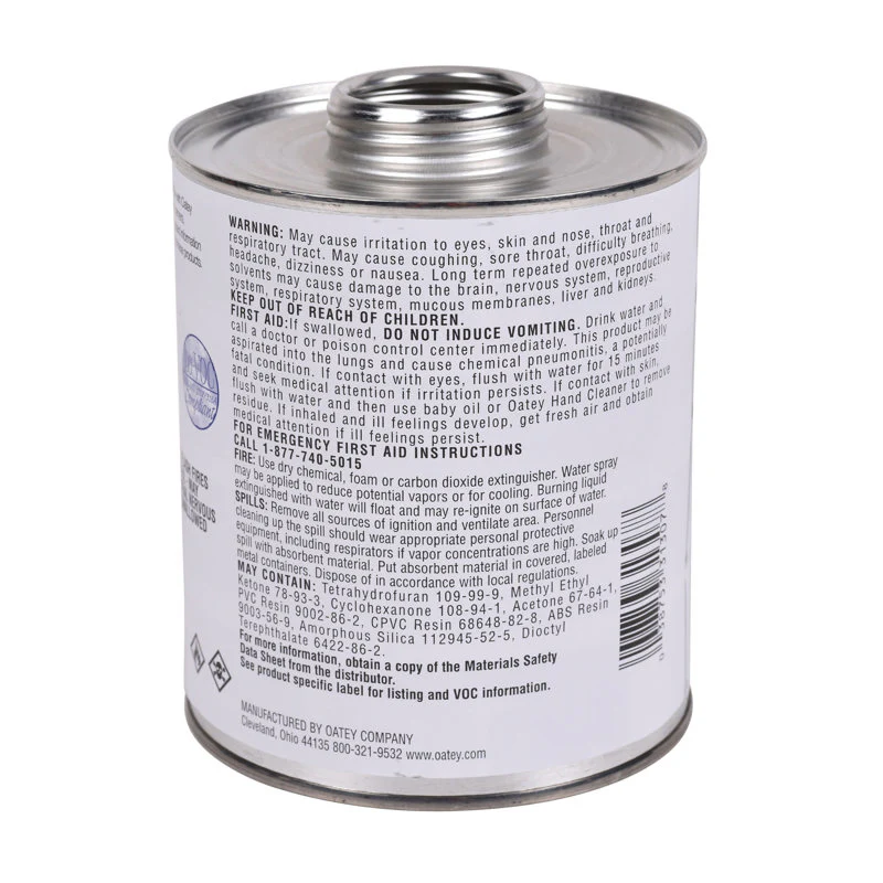 Oatey 31307 32 oz Stainless Steel Replacement Cement Can - Image 2