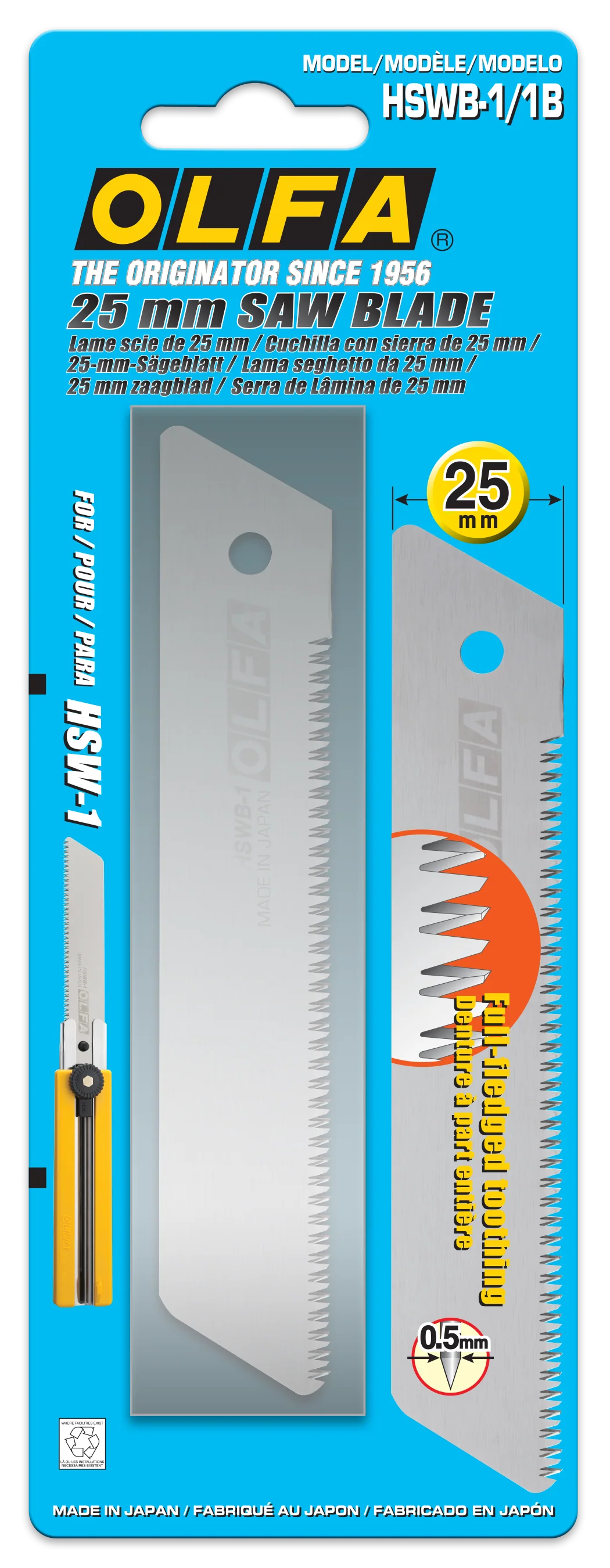 Olfa Saw Blade 25mm 1 Pack - Image 2