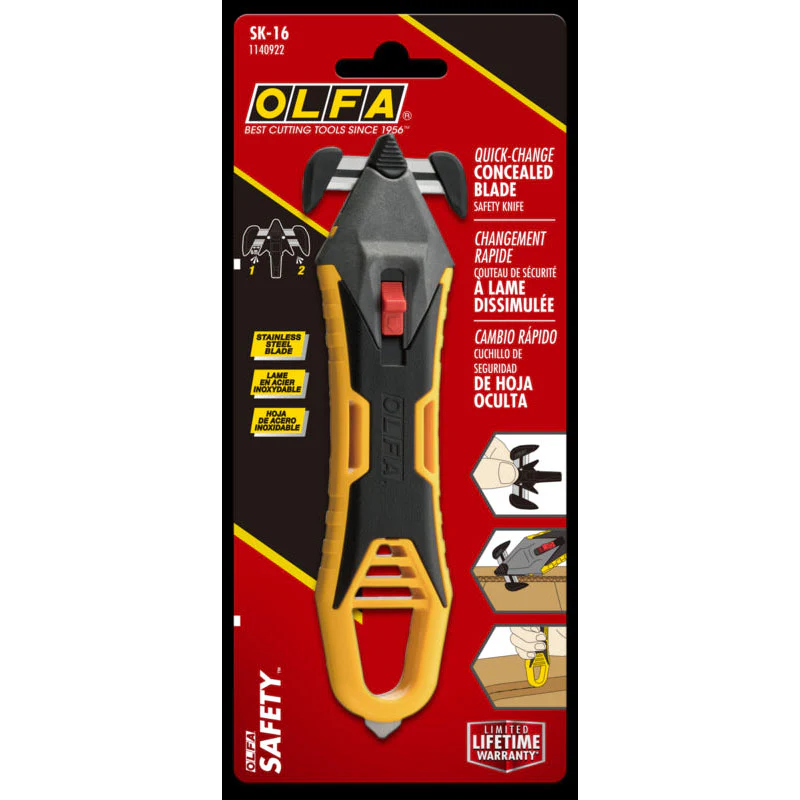 Olfa 1140922 Sk-16 Quick-Change Concealed Blade Safe Cutter - Image 2