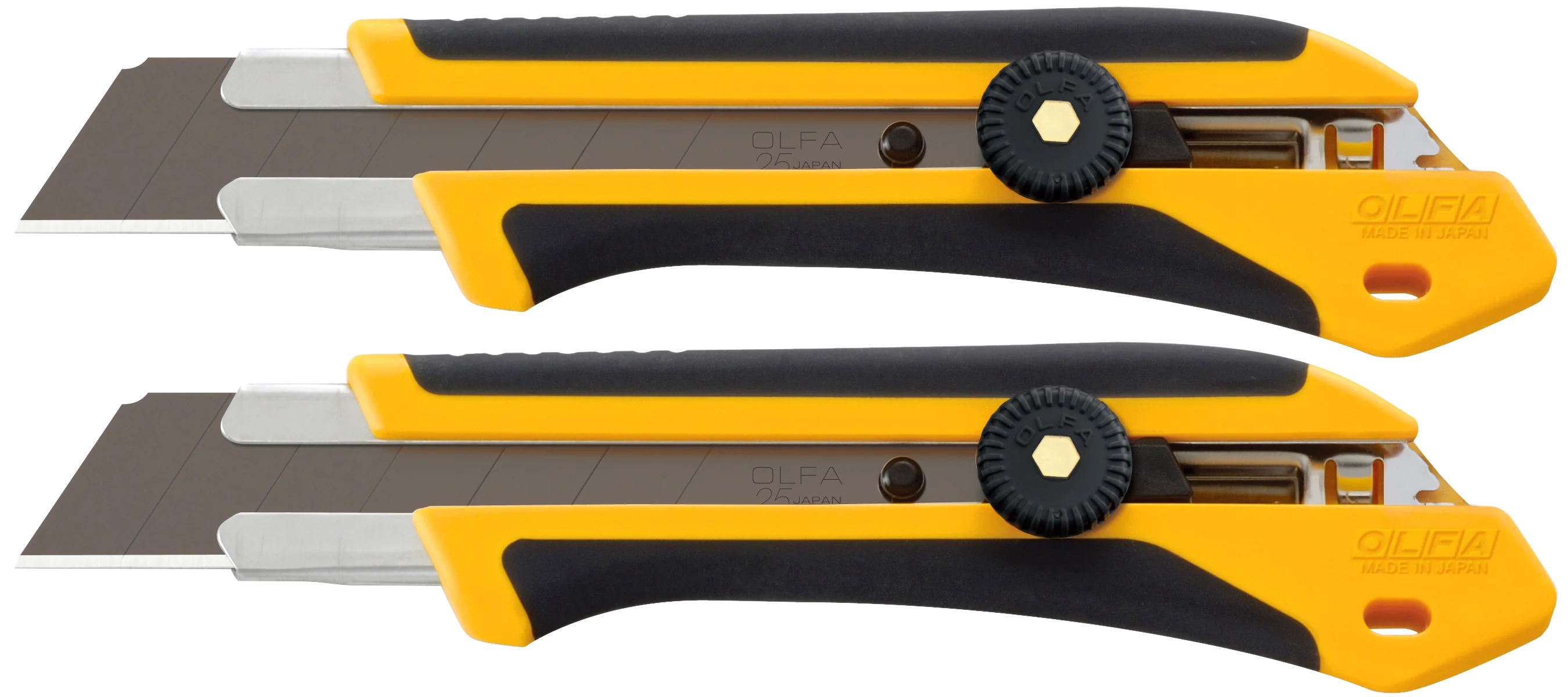 Olfa Ratchet Lock Utility Knife 25mm 2 Pack