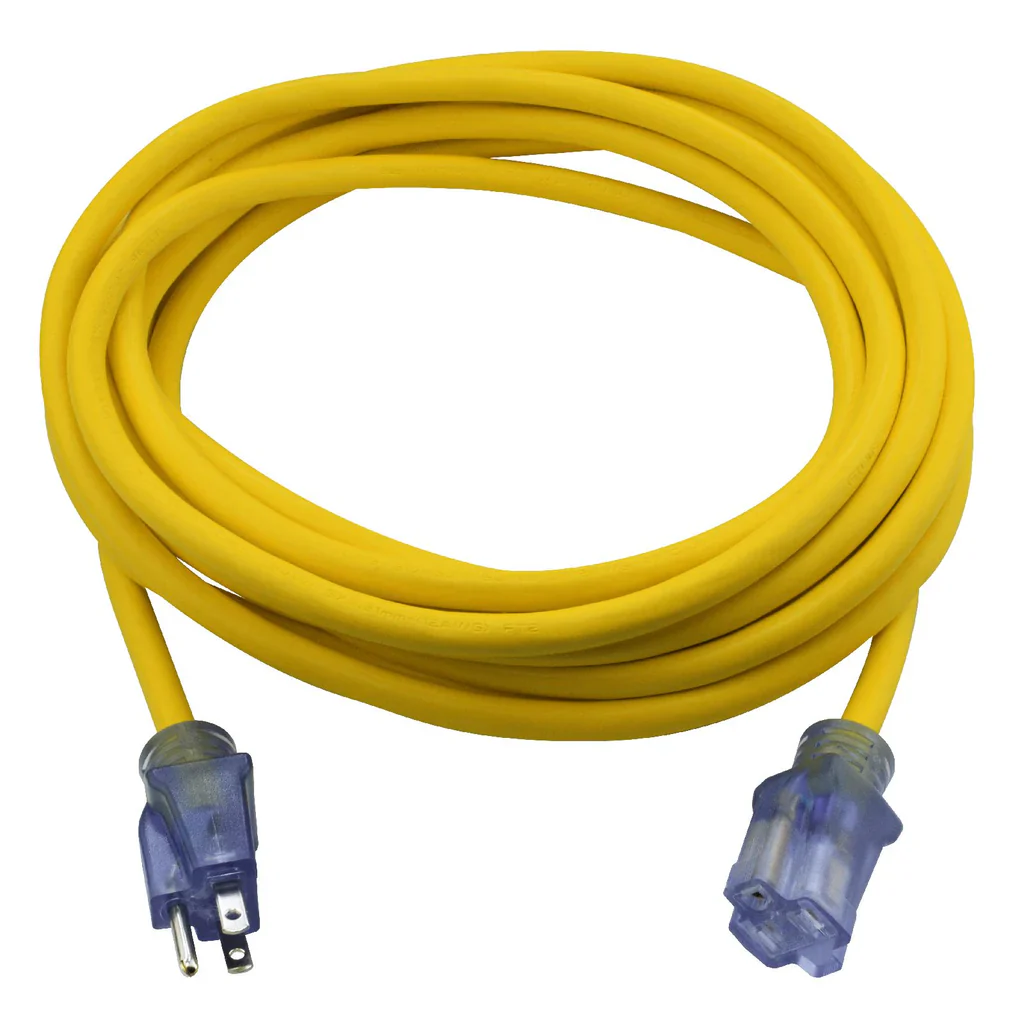 PRIME EC511825 25 ft. 12/3 SJTW Single Tap Extension Cord - Image 3