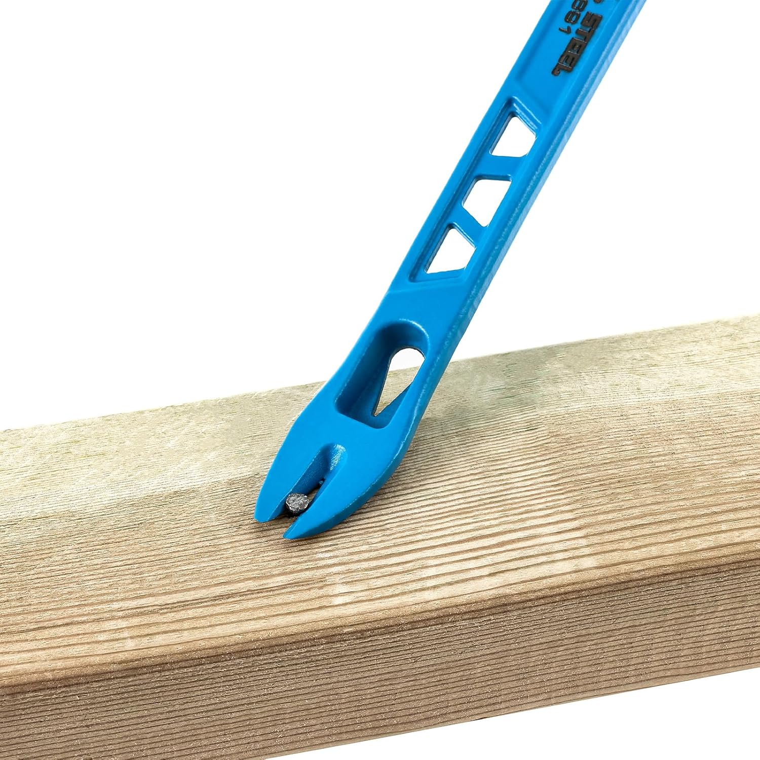 Real Steel 0691 10 in Forged Carbon Steel Multi-Purpose Claw Bar Nail Puller - Image 6