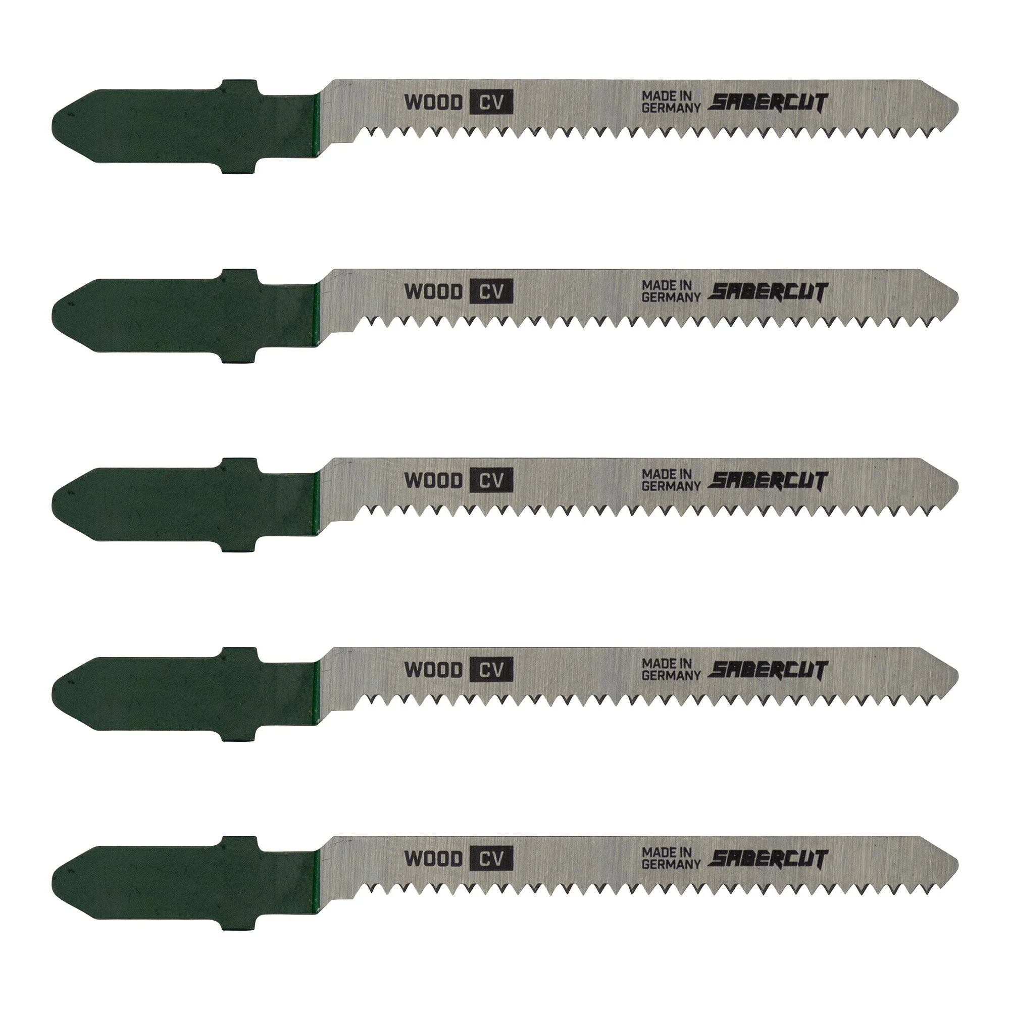 Sabercut 3 in. x 19TPI T-Shank Jigsaw Blade for Wood Scrolling (5-Pack)