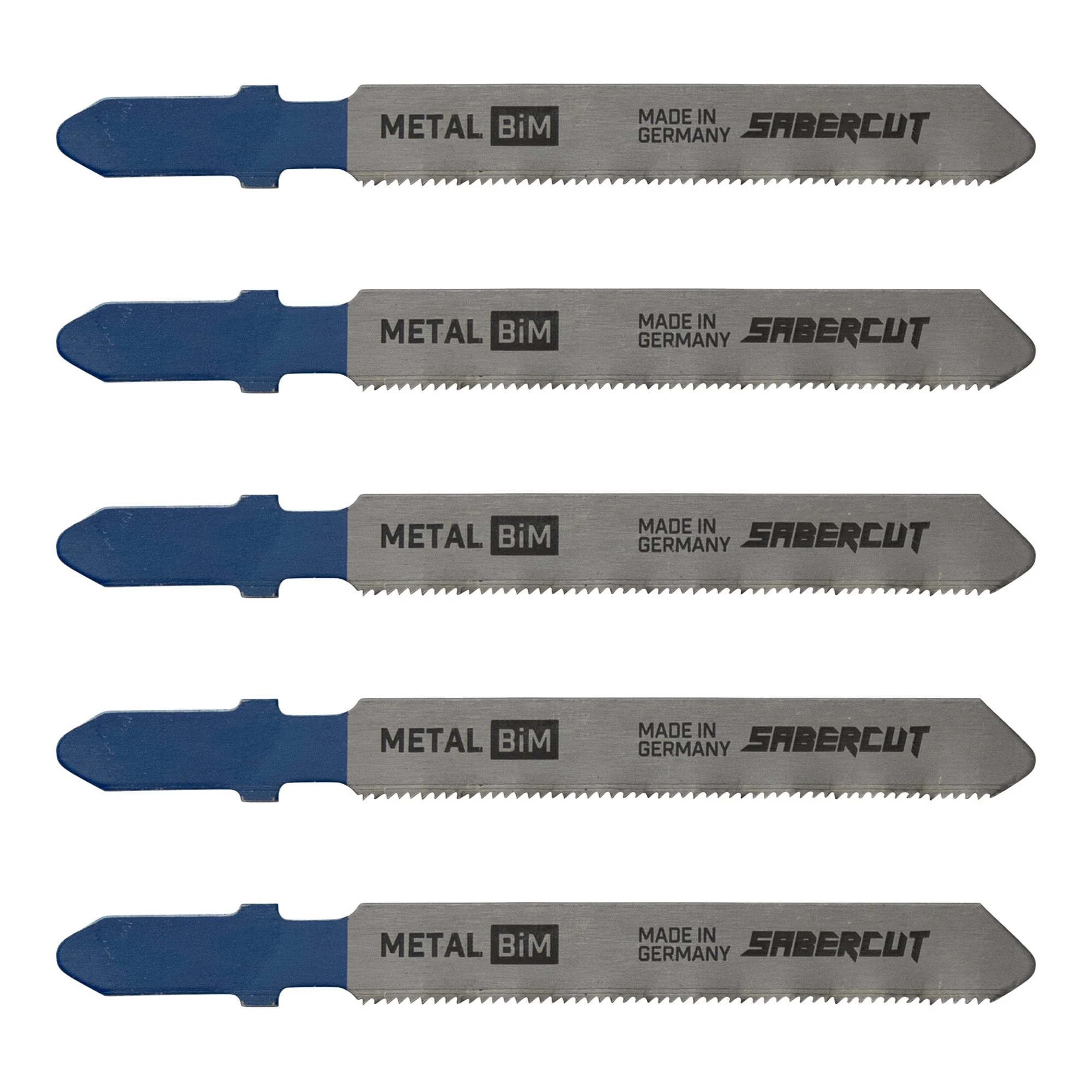 Sabercut 3 in. x 28TPI T-Shank Bi-Metal Jigsaw Blades for Very Thin Metals (5-Pack)