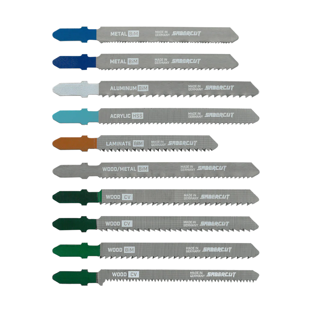 Sabercut Assorted Jigsaw Blade Set 10-Pieces