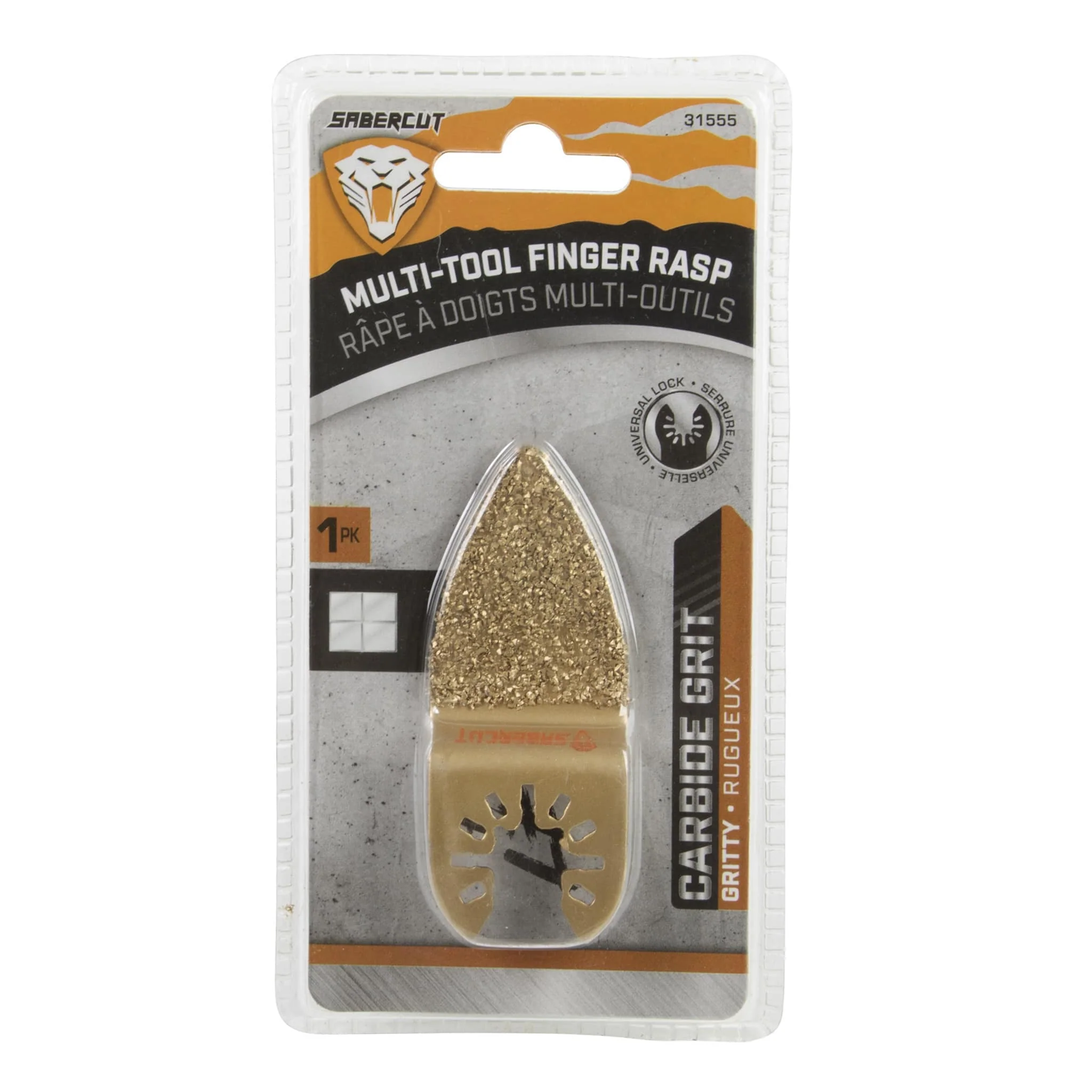 Sabercut Multi-Tool Carbide Grit Mortar Finger Rasp