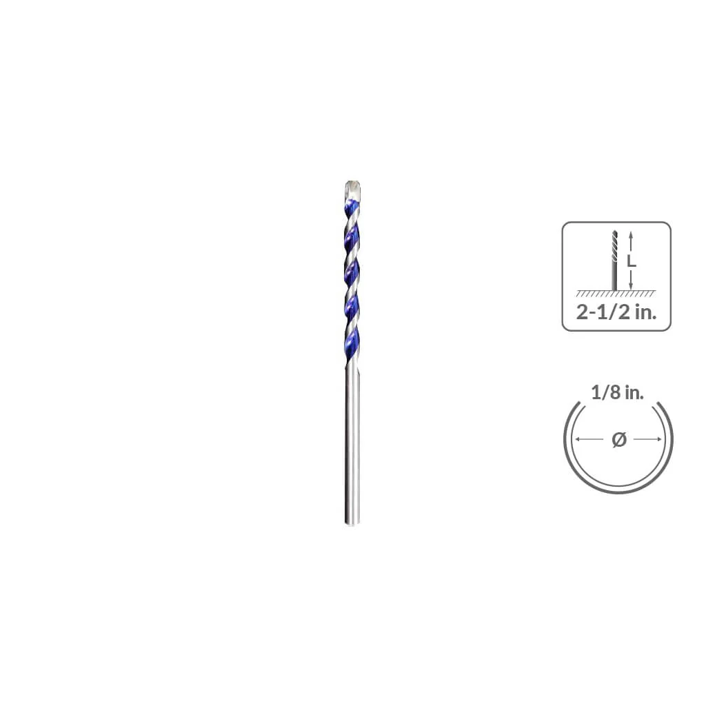 Sabercut 1/8" X 2-1/2" Multi-Material Drill Bit