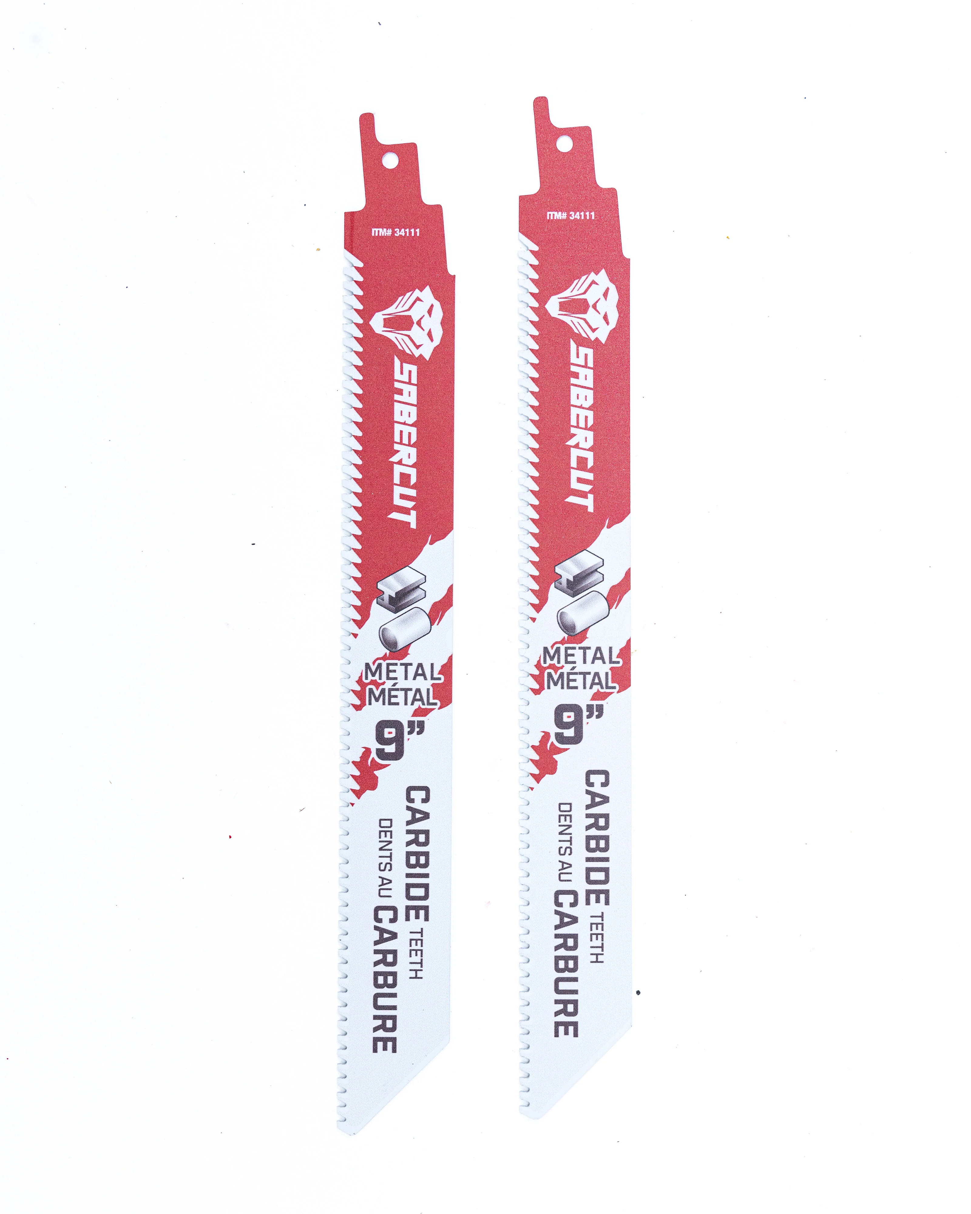 Sabercut Red Label 9 in. Thick Metal Carbide Reciprocating Saw Blade (2-Pack)