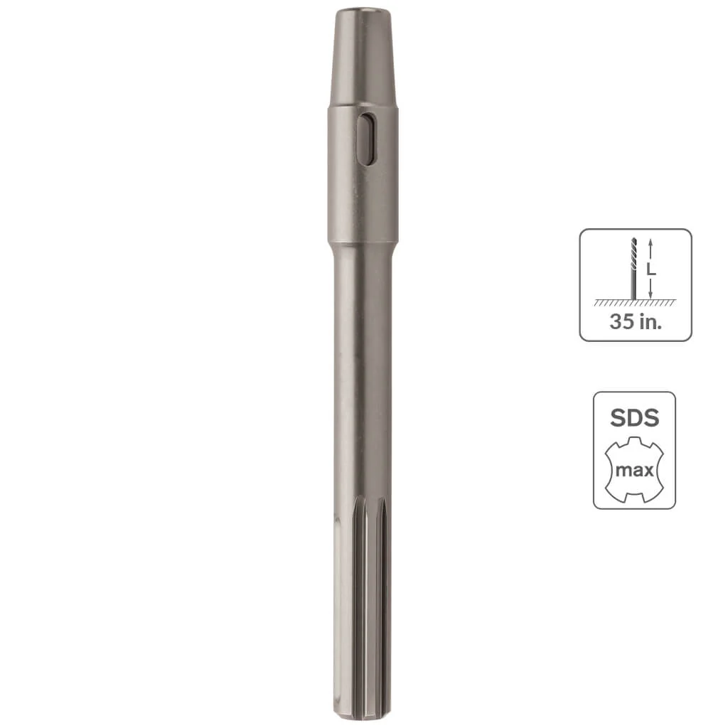 Sabercut SDS Max 35 in. Core Bit Cup Extension Adapter