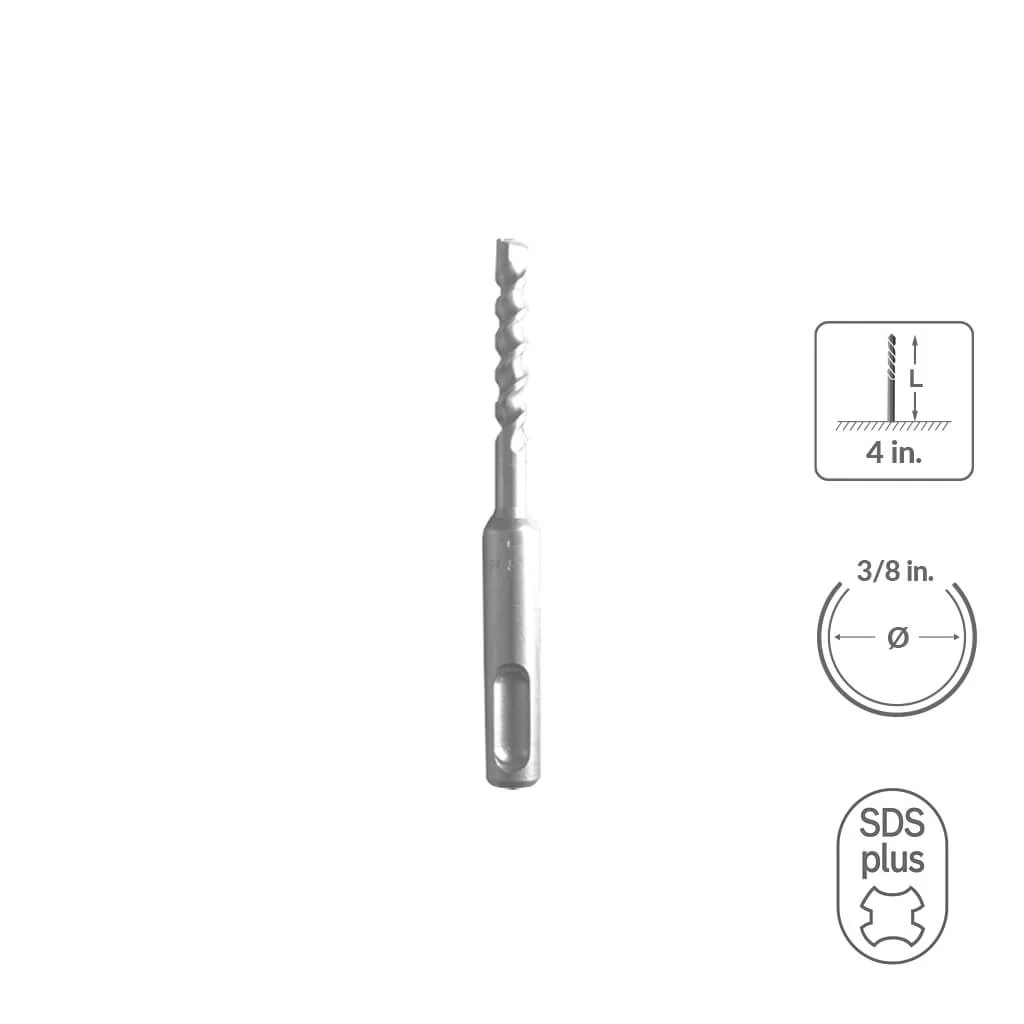 SABERCUT 7/8 in. x 12 in. SDS PLUS 2-Cutter Carbide Tip Concrete Drill Bit - Image 51