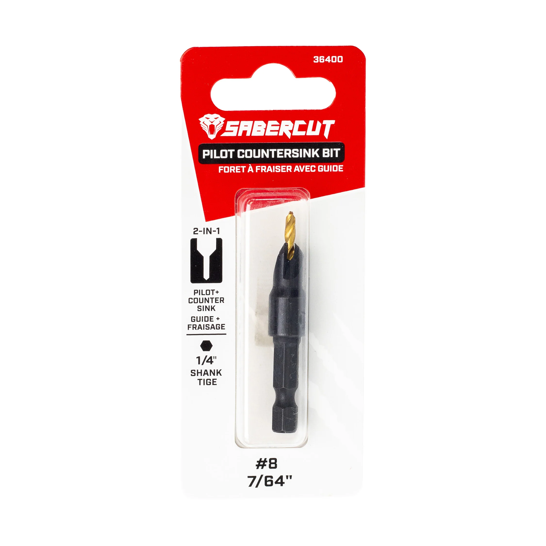 Sabercut #8 Countersink Drill Bit - Image 3