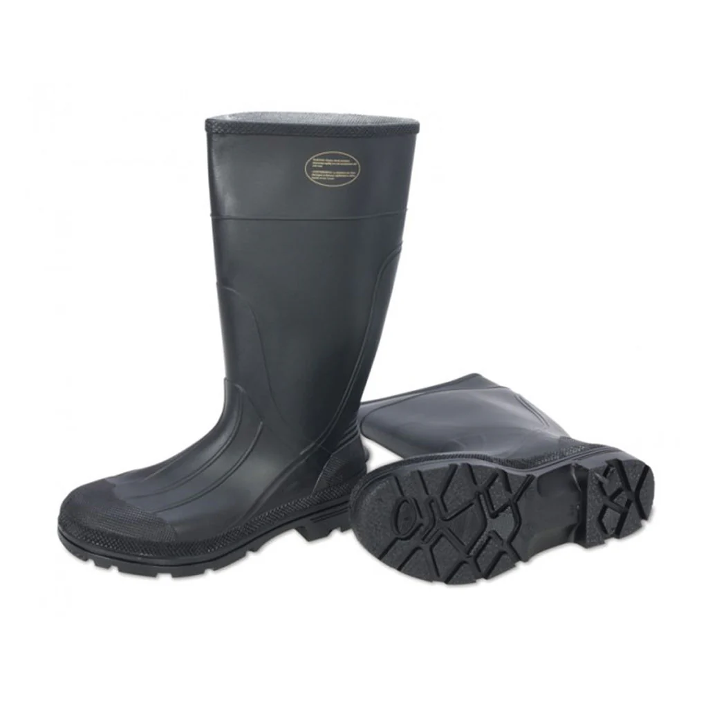 Servus 75125C Men's CSA 15 in. Black Injection PVC Moulded Steel Toe Waterproof Rubber Safety Work B
